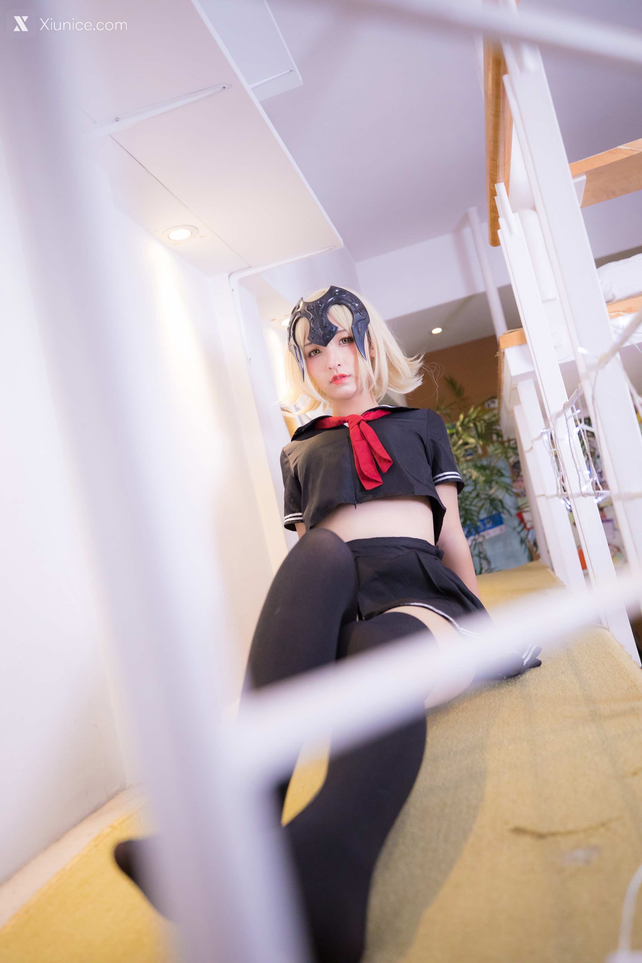 Coser@神楽坂真冬 Vol.013 放课后领域 学园黑贞 第114张