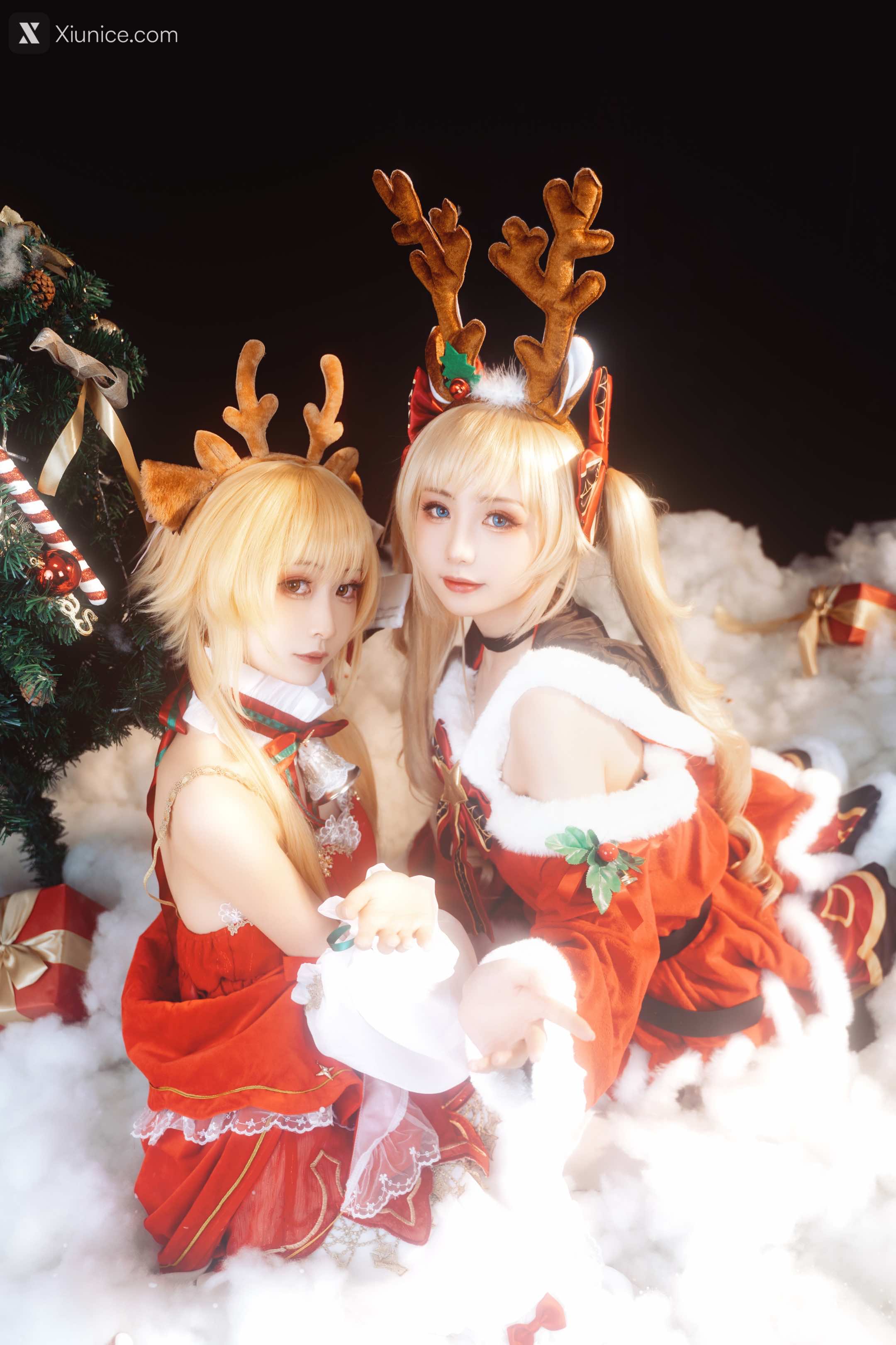 Coser@爆机少女喵小吉 (Nekokoyoshi) & 金鱼kinngyo – 圣诞特辑 第17张