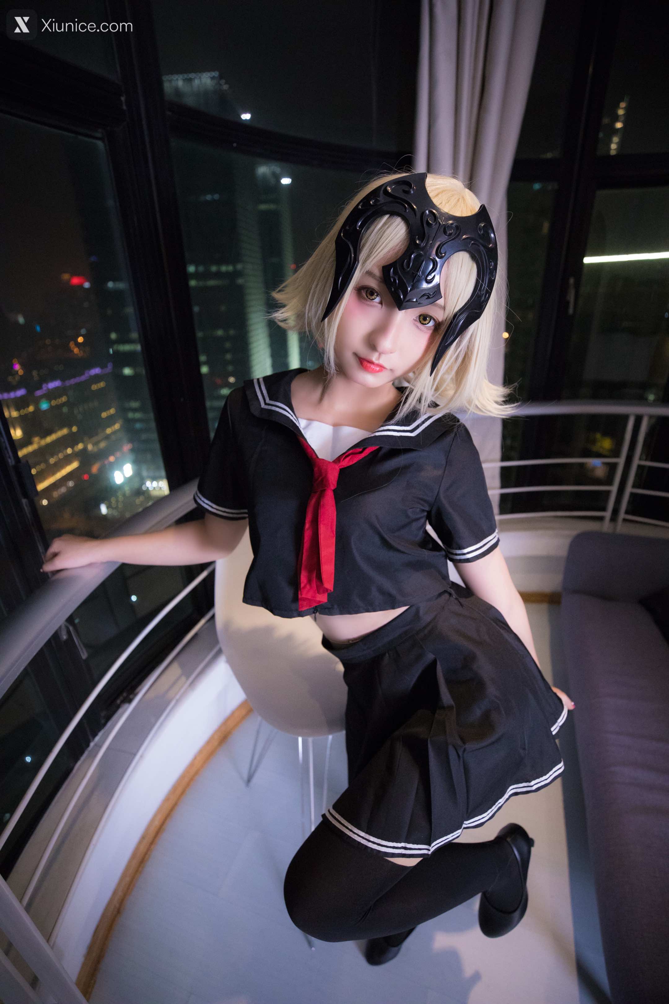 Coser@神楽坂真冬 Vol.013 放课后领域 学园黑贞 第76张