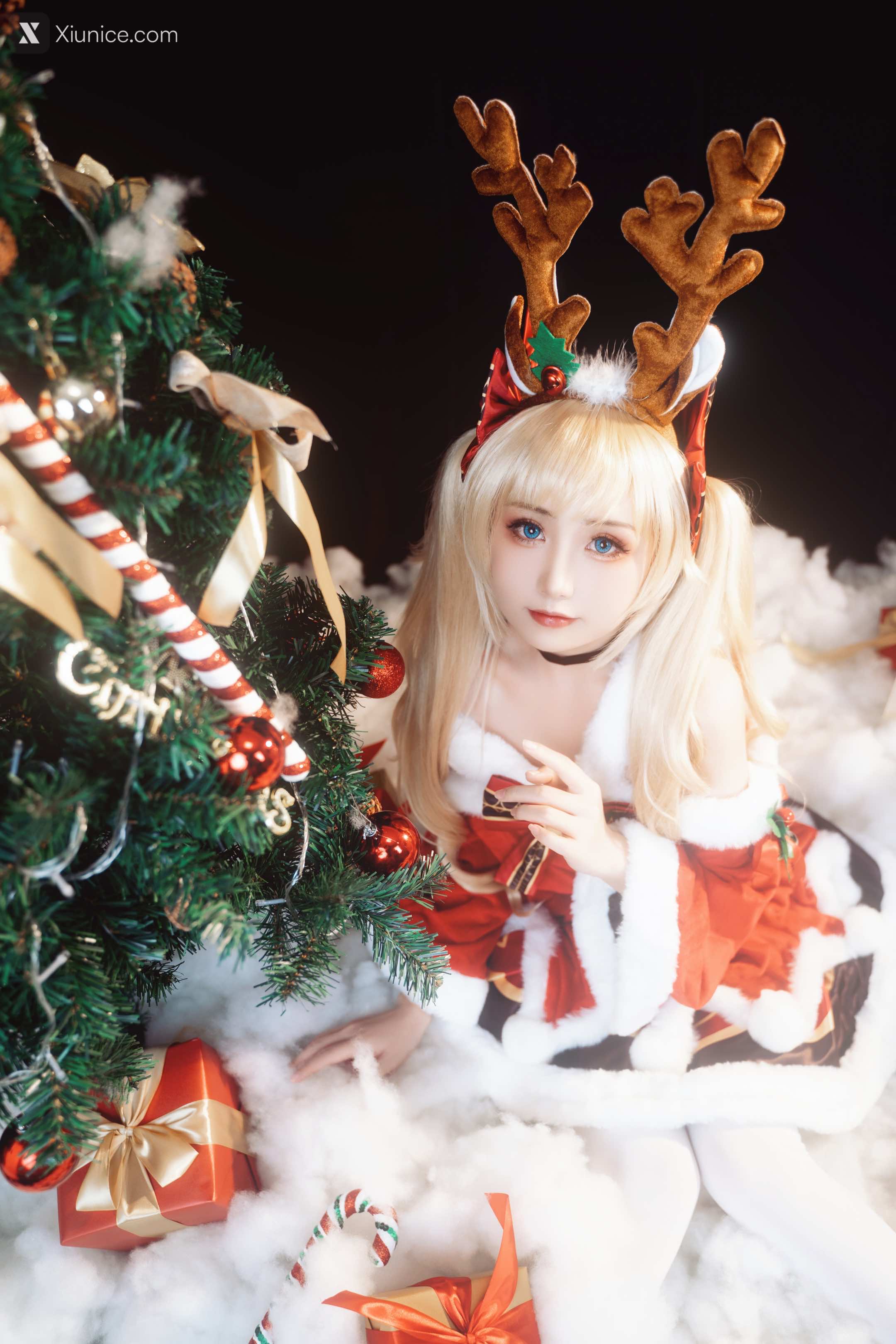 Coser@爆机少女喵小吉 (Nekokoyoshi) & 金鱼kinngyo – 圣诞特辑 第8张