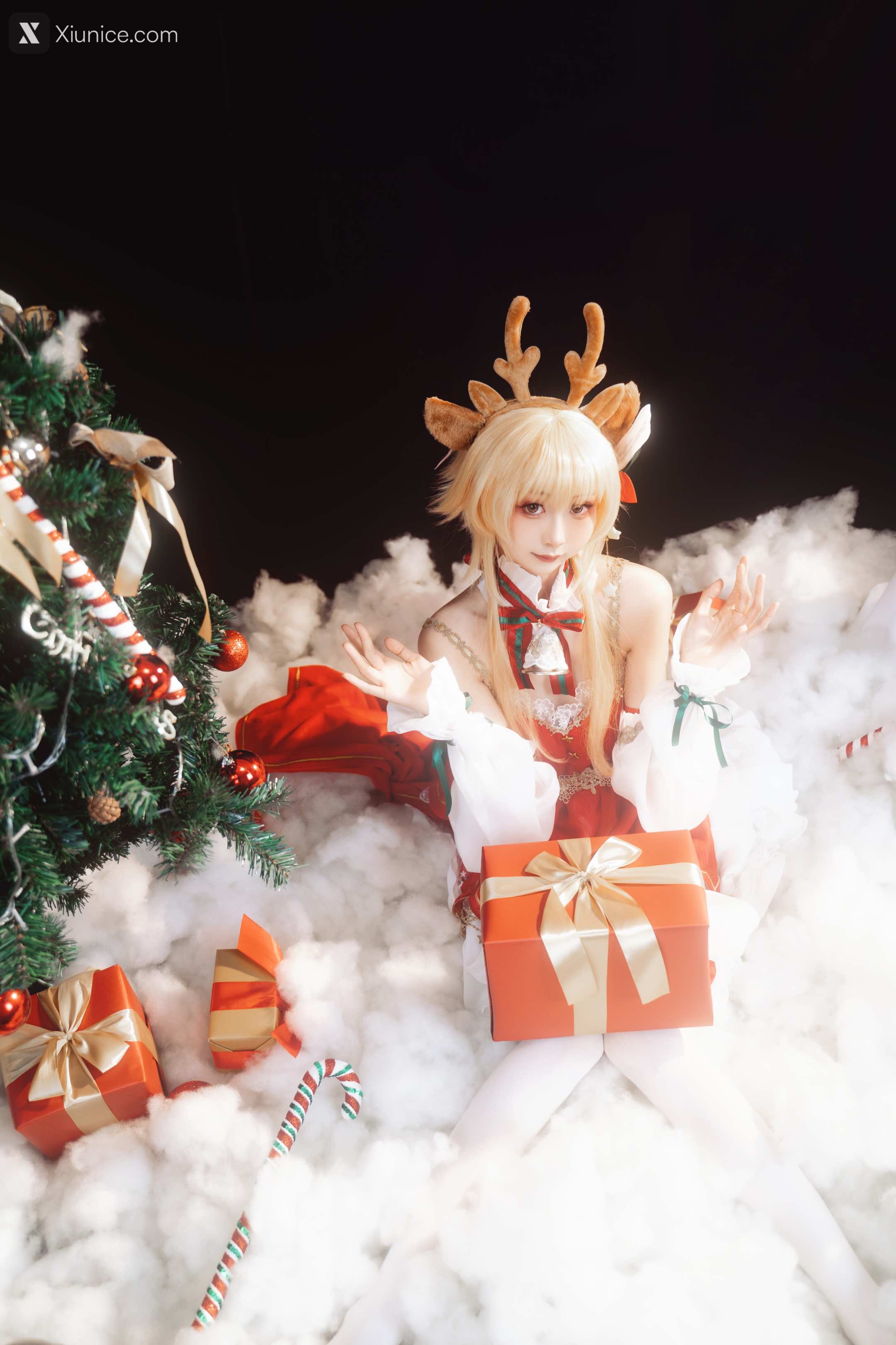Coser@爆机少女喵小吉 (Nekokoyoshi) & 金鱼kinngyo – 圣诞特辑 第23张