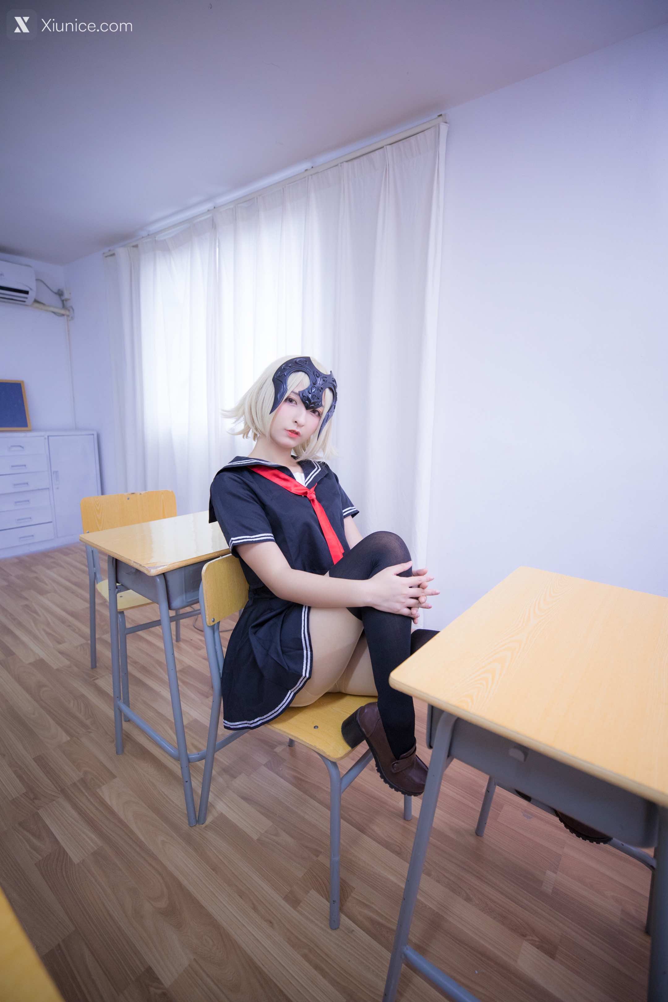 Coser@神楽坂真冬 Vol.013 放课后领域 学园黑贞 第151张