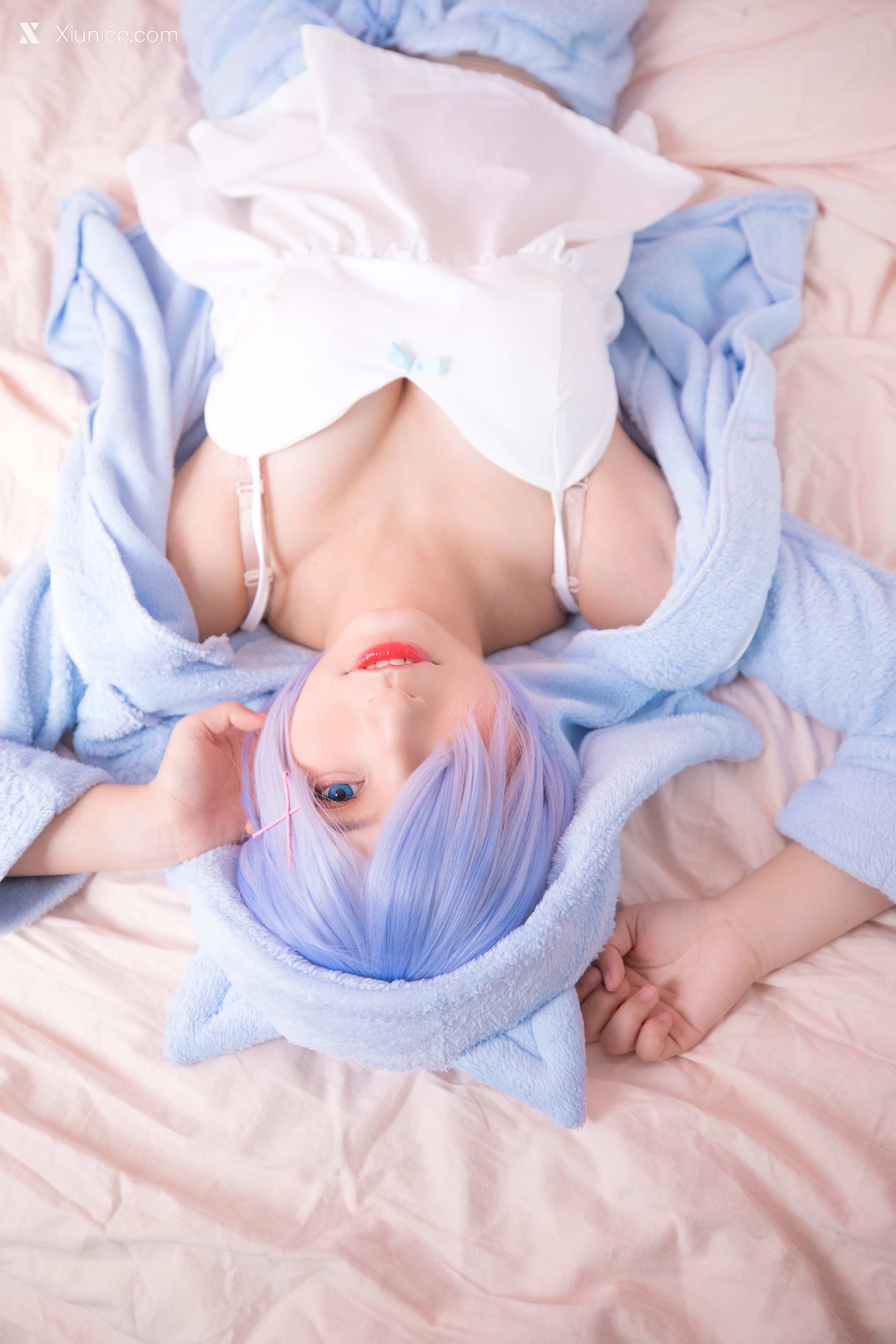 Coser@神楽坂真冬 Vol.005 蕾姆 Milk by blue 第53张