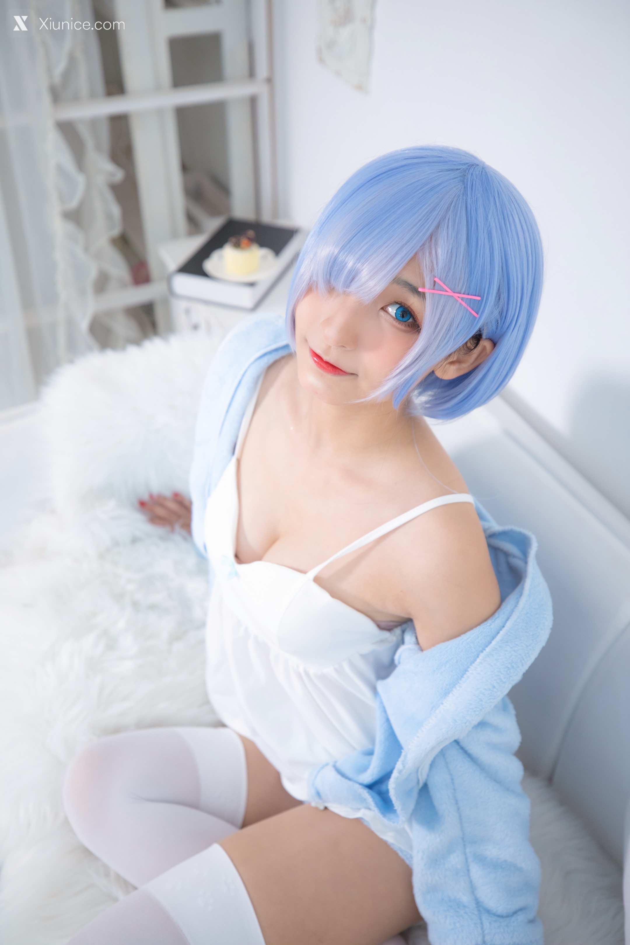 Coser@神楽坂真冬 Vol.005 蕾姆 Milk by blue 第10张