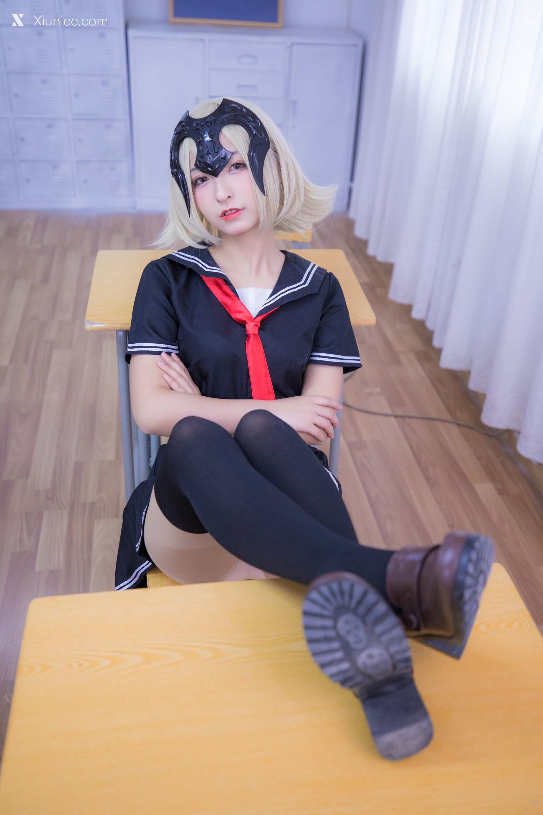 Coser@神楽坂真冬 Vol.013 放课后领域 学园黑贞 第19张