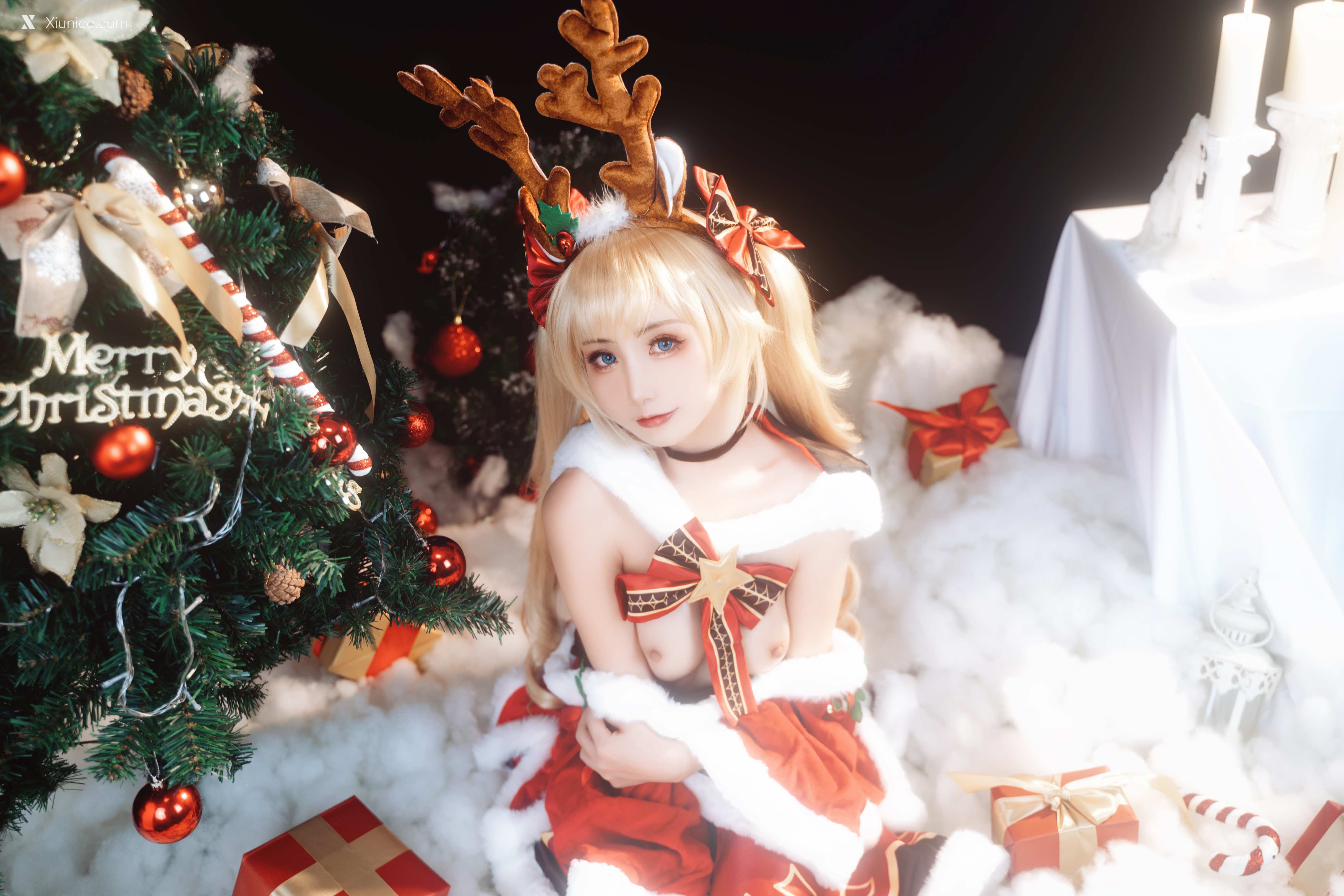 Coser@爆机少女喵小吉 (Nekokoyoshi) & 金鱼kinngyo – 圣诞特辑 第33张