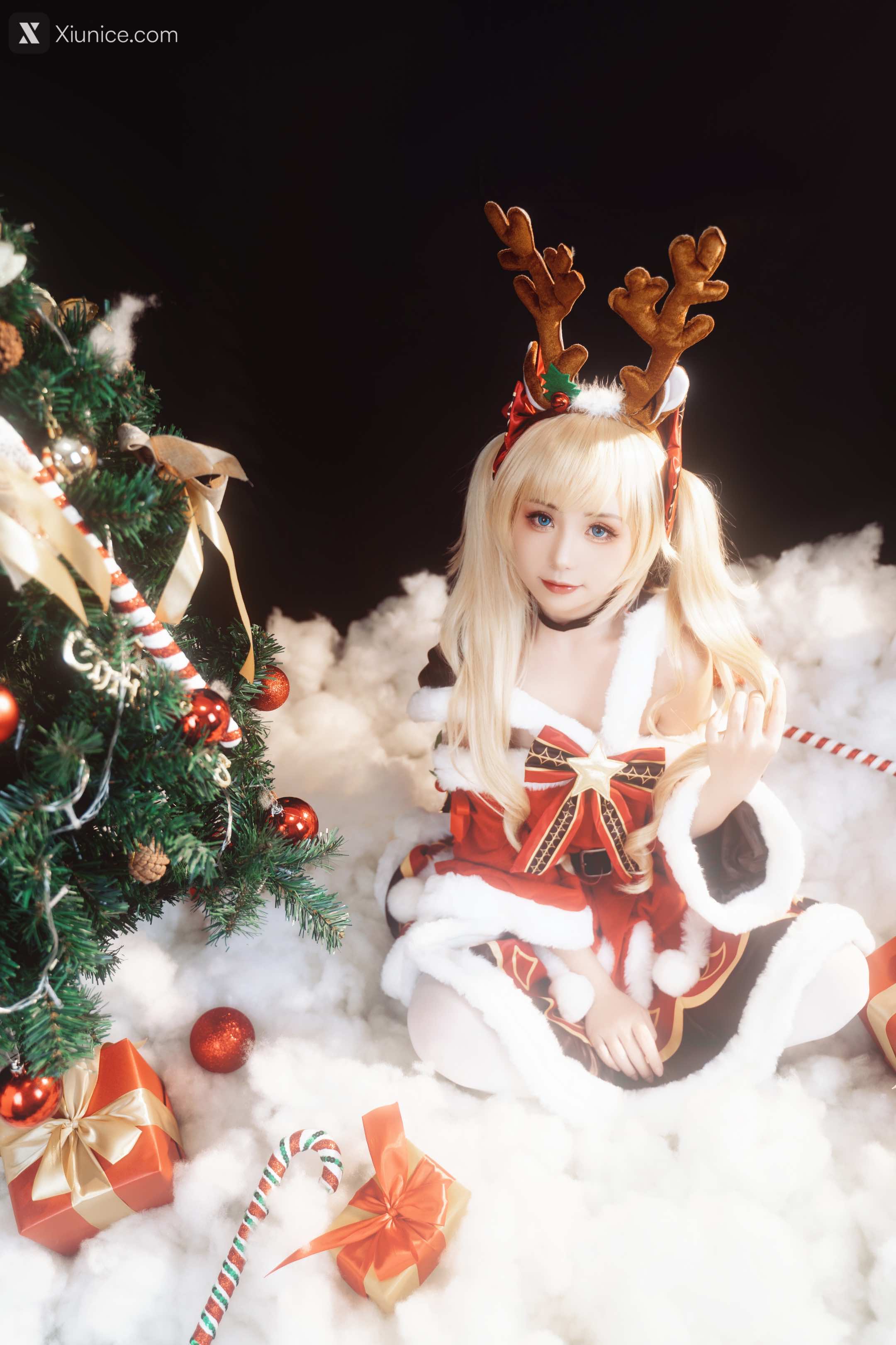 Coser@爆机少女喵小吉 (Nekokoyoshi) & 金鱼kinngyo – 圣诞特辑 第3张