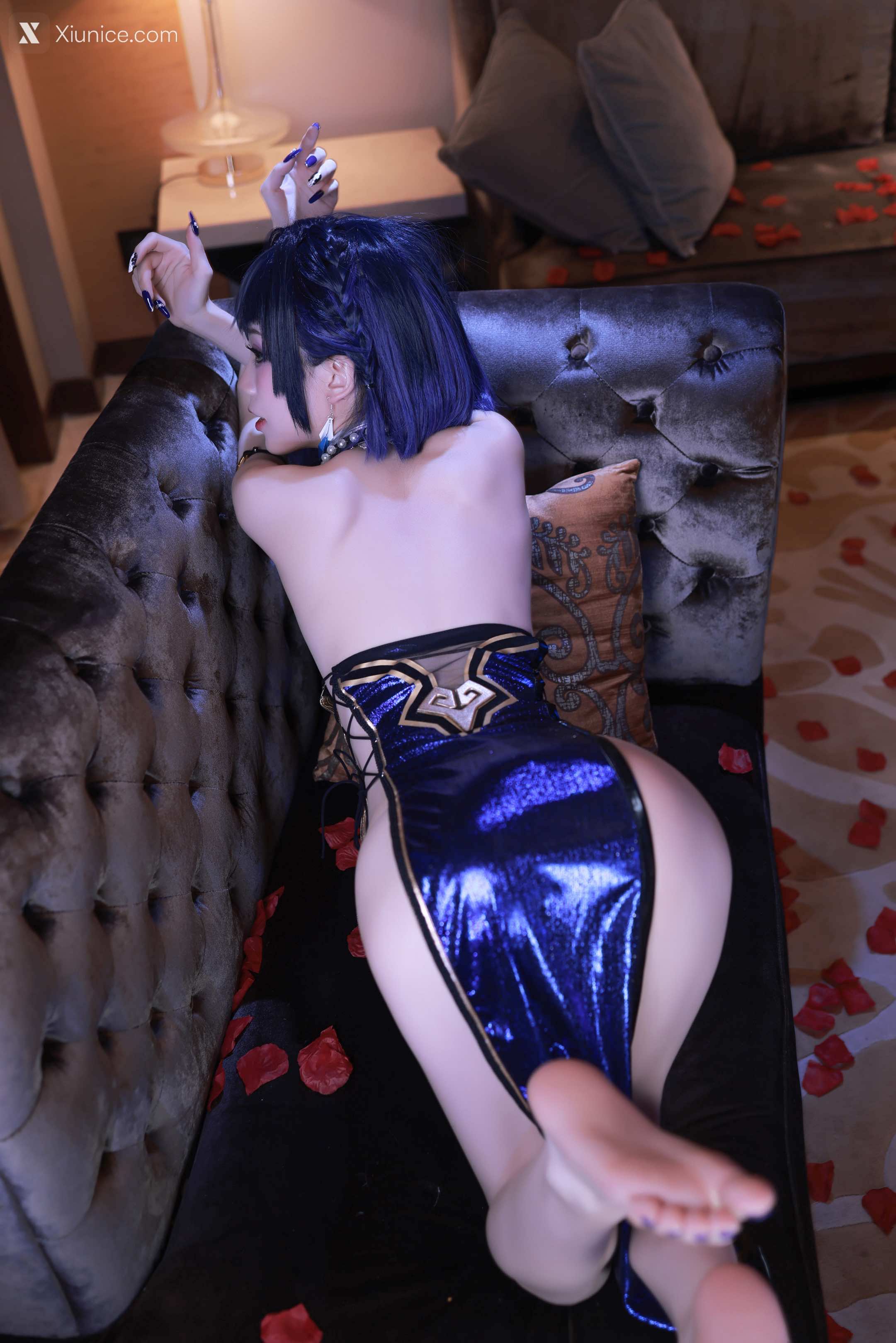 Coser@水淼Aqua – 夜阑同人礼服+自拍 第4张