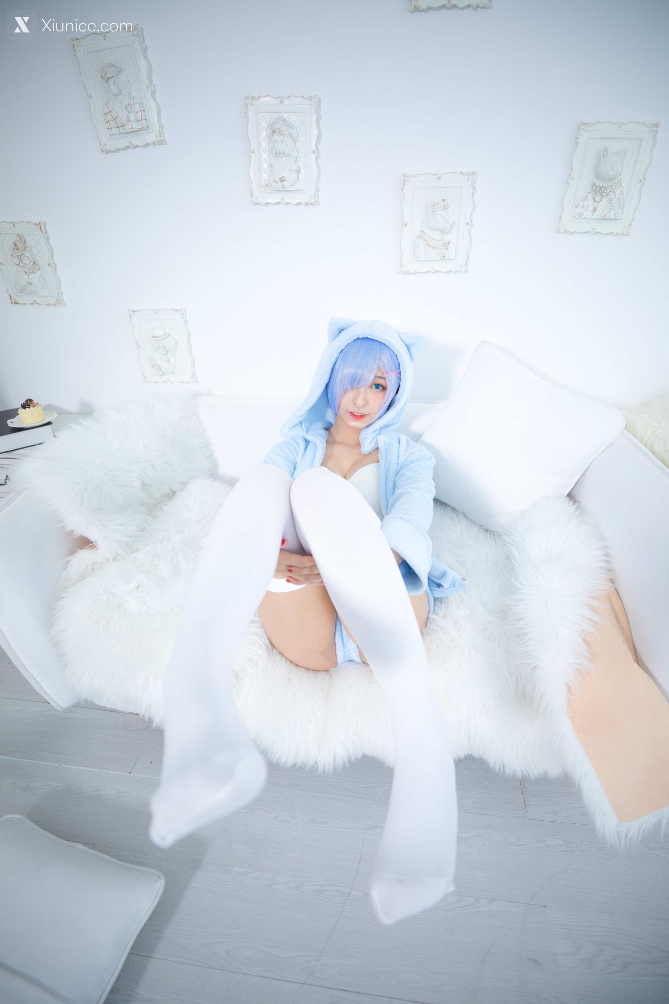 Coser@神楽坂真冬 Vol.005 蕾姆 Milk by blue 第83张