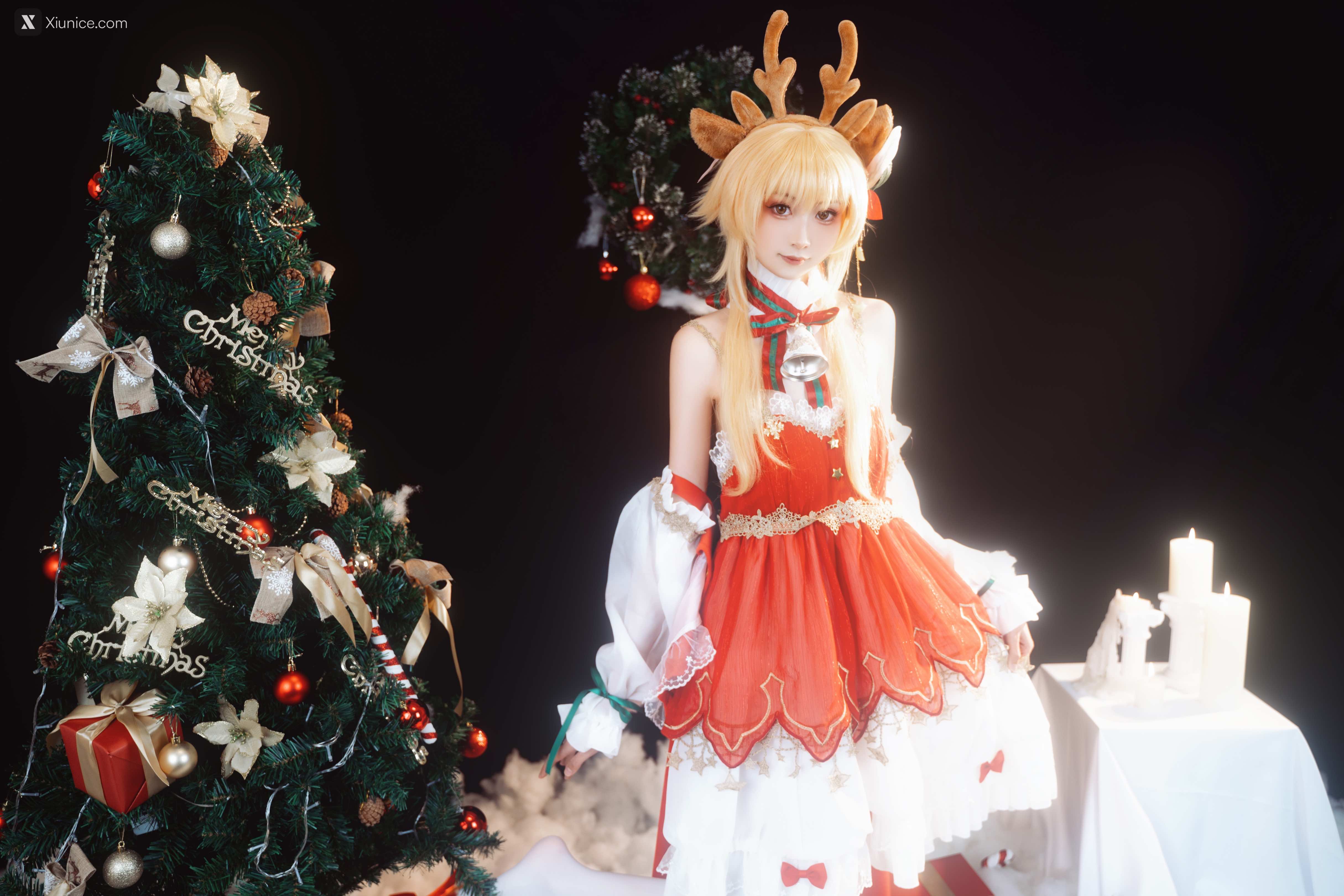 Coser@爆机少女喵小吉 (Nekokoyoshi) & 金鱼kinngyo – 圣诞特辑 第1张