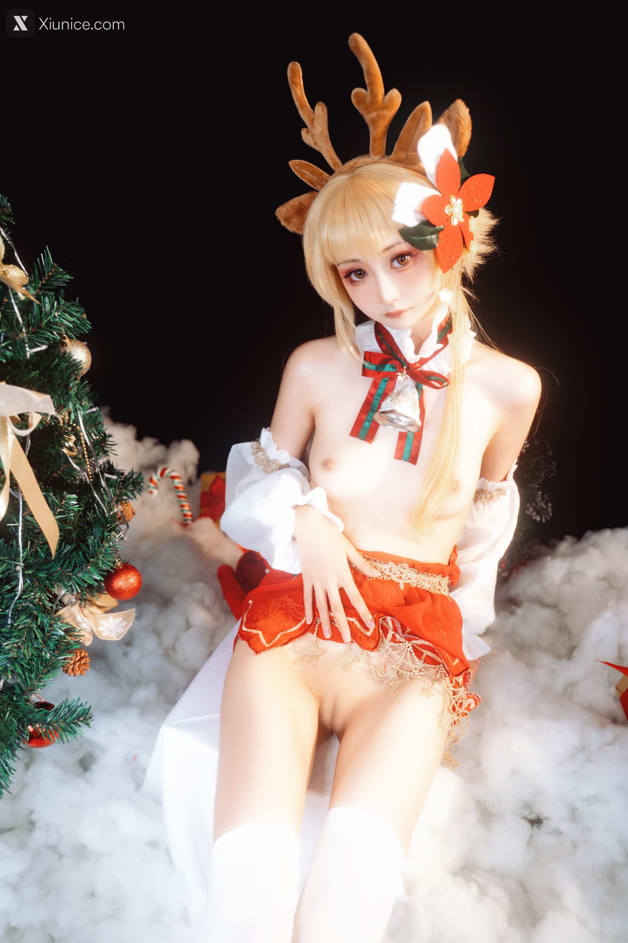 Coser@爆机少女喵小吉 (Nekokoyoshi) & 金鱼kinngyo – 圣诞特辑 第53张