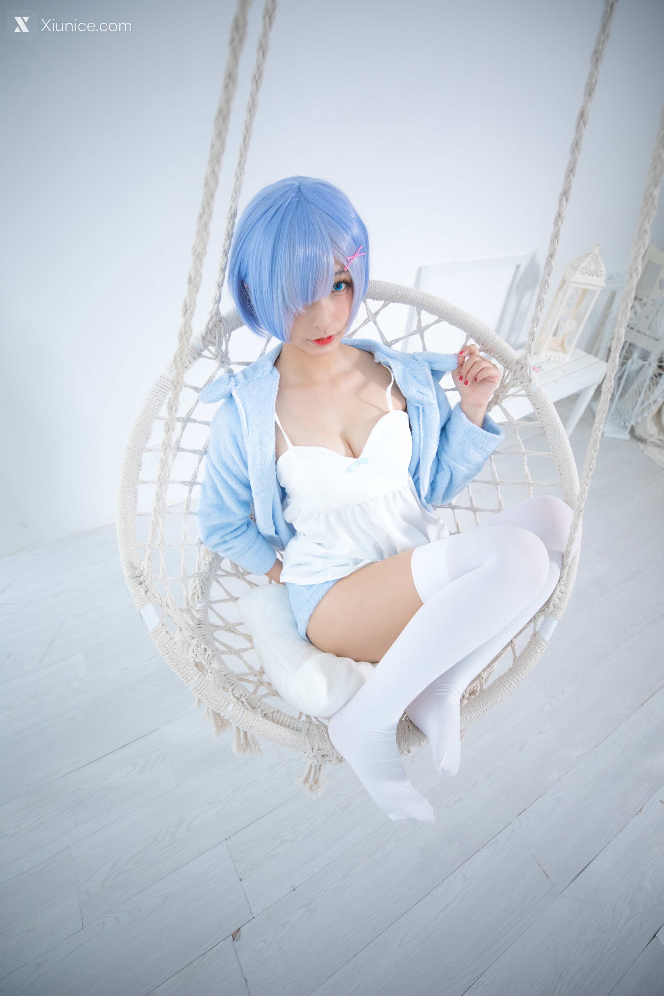 Coser@神楽坂真冬 Vol.005 蕾姆 Milk by blue 第96张