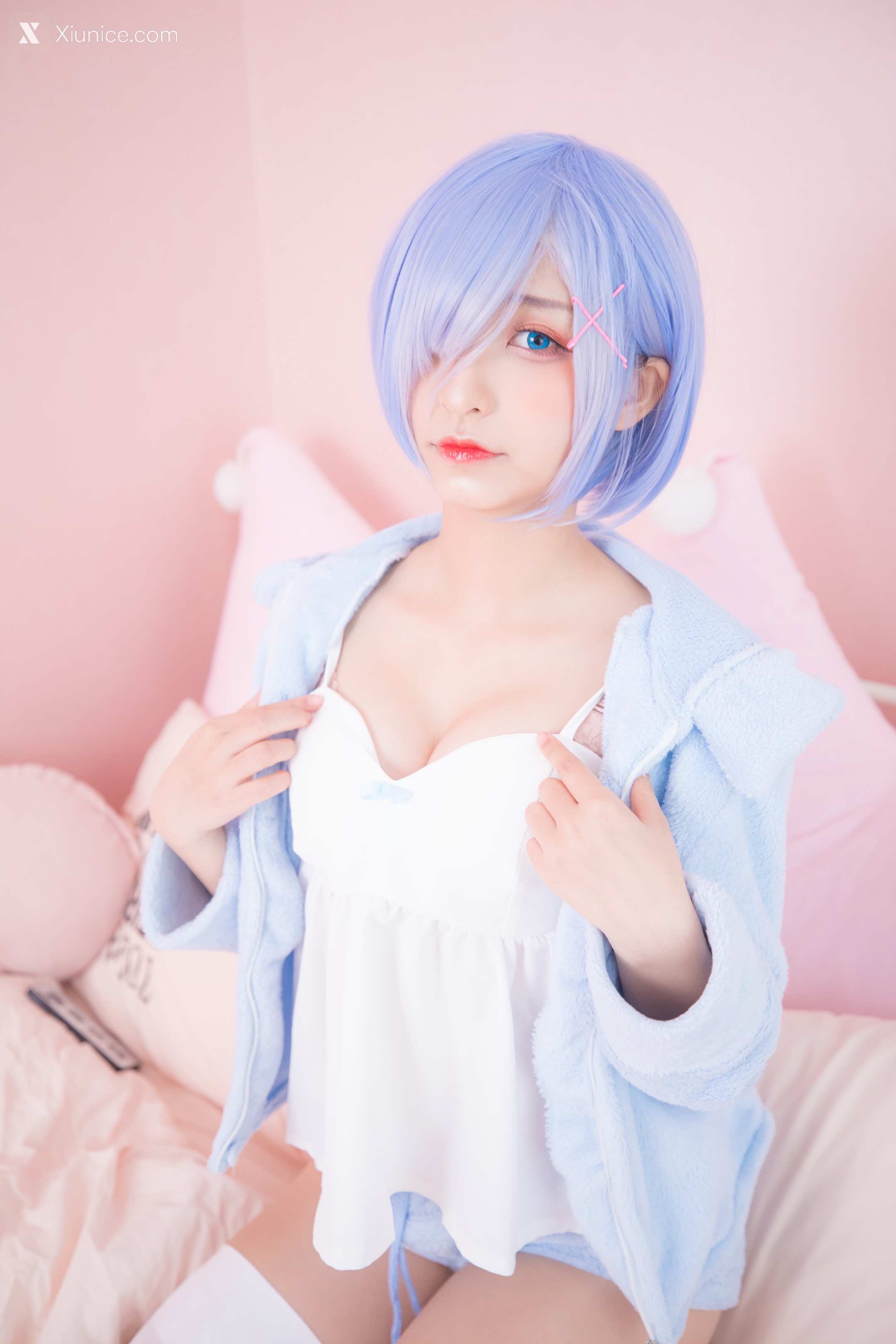 Coser@神楽坂真冬 Vol.005 蕾姆 Milk by blue 第146张