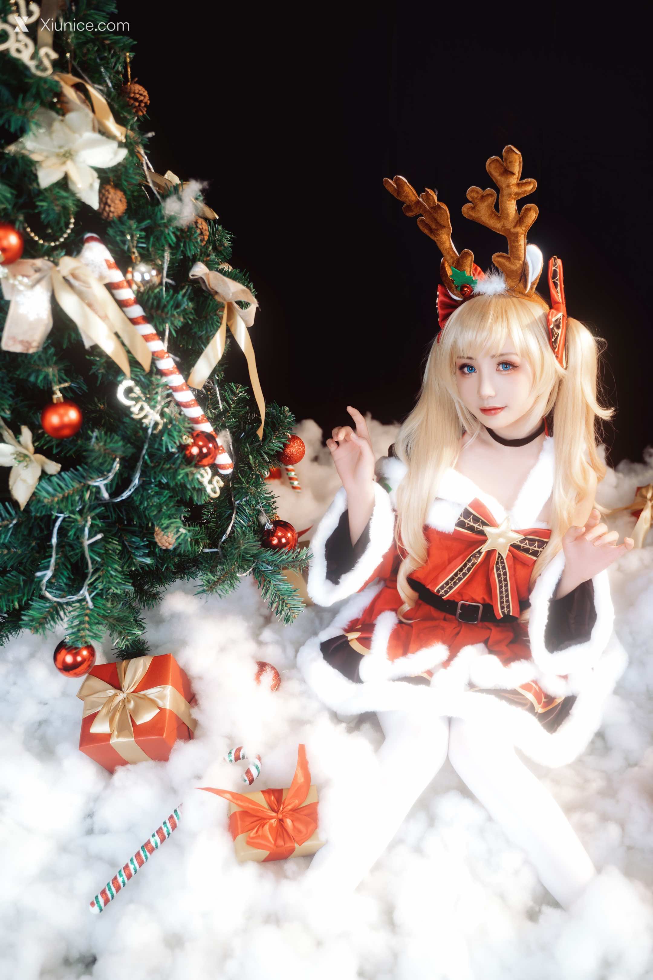 Coser@爆机少女喵小吉 (Nekokoyoshi) & 金鱼kinngyo – 圣诞特辑 第7张