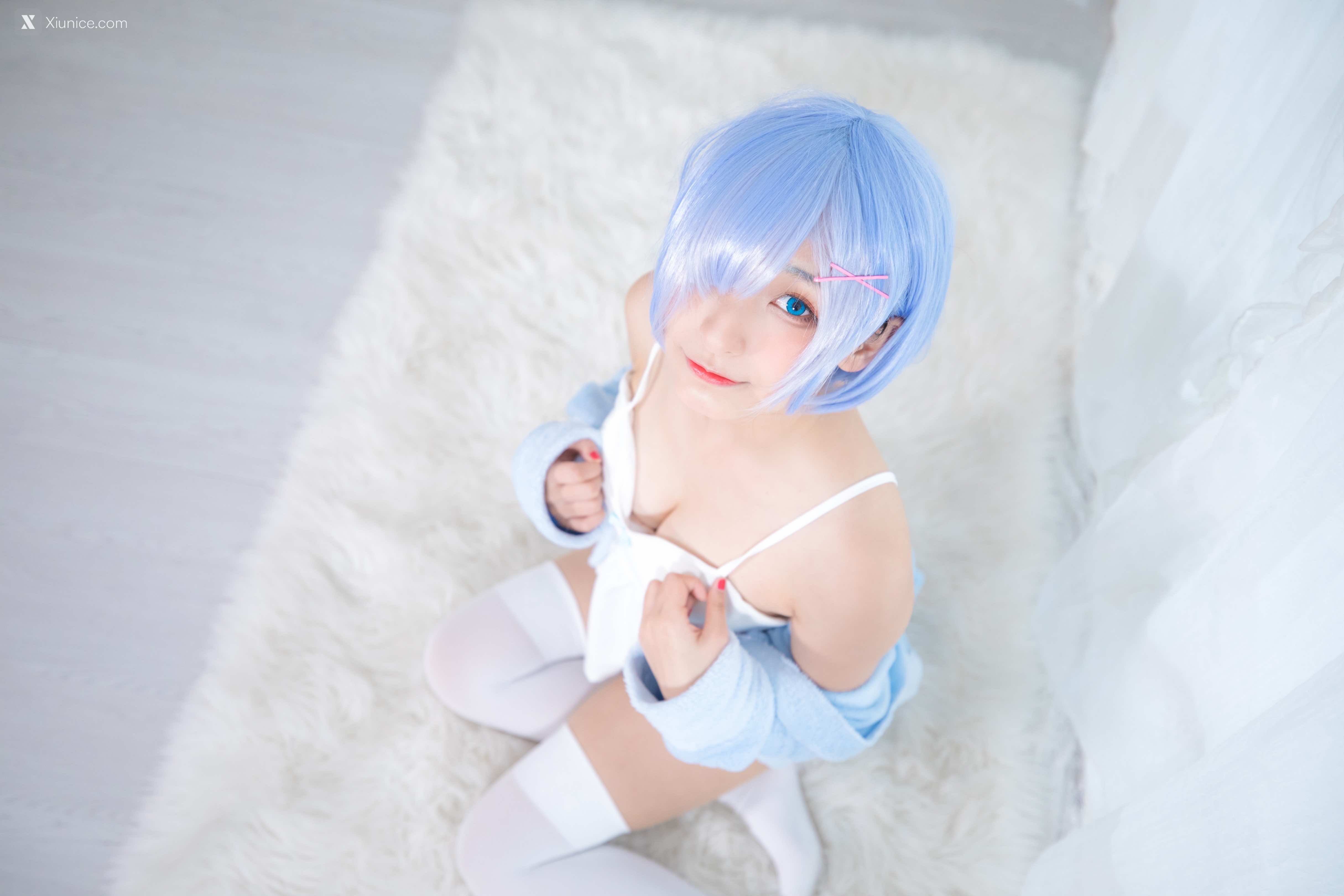 Coser@神楽坂真冬 Vol.005 蕾姆 Milk by blue 第122张