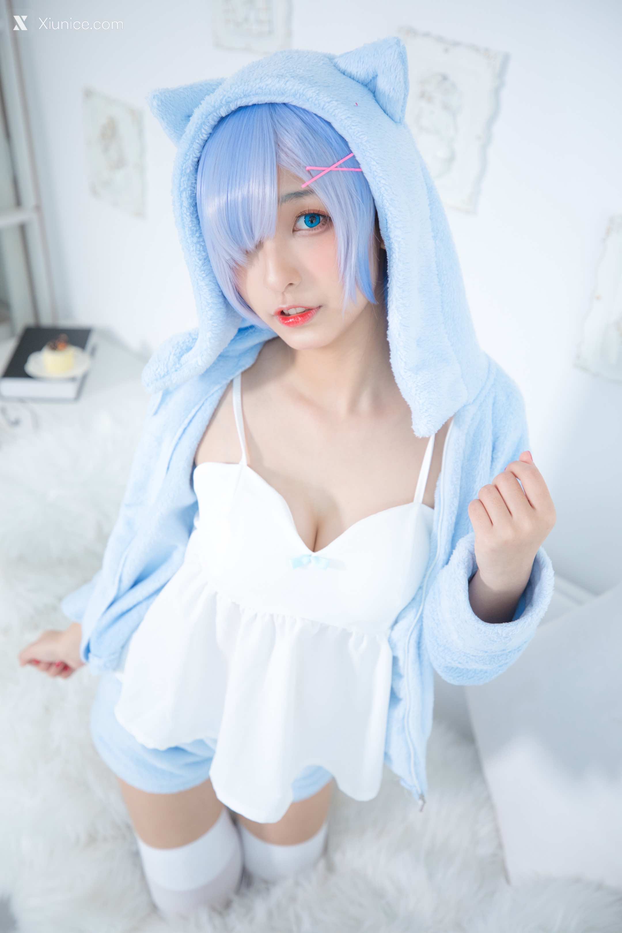 Coser@神楽坂真冬 Vol.005 蕾姆 Milk by blue 第74张