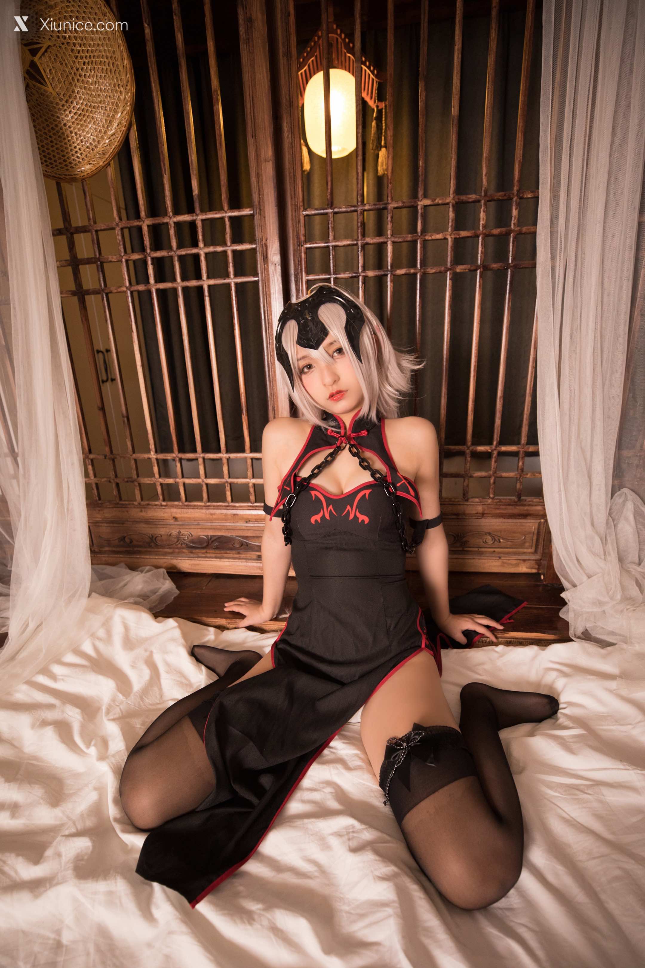 Coser@神楽坂真冬 Vol.016 旗袍黑贞 第43张