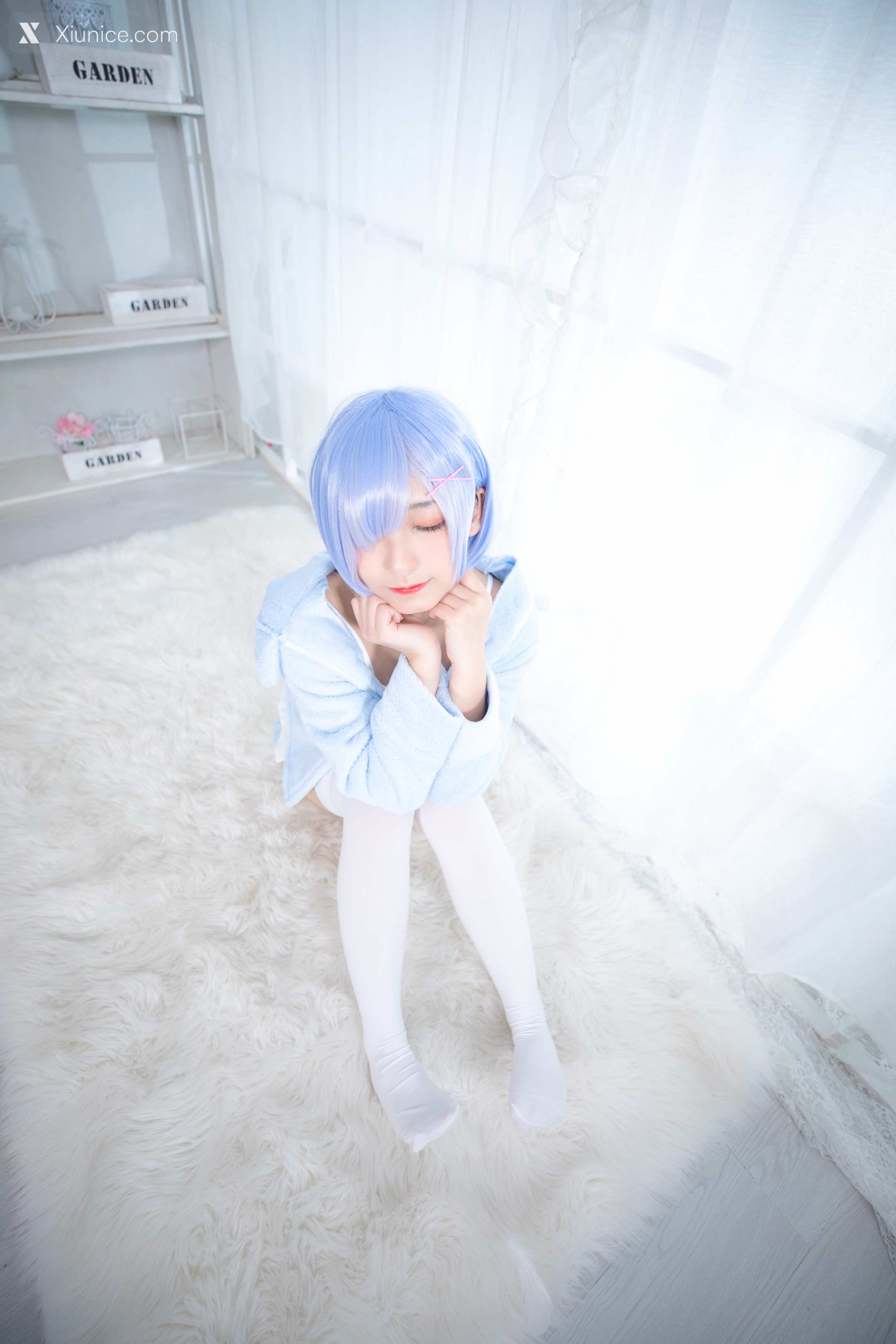 Coser@神楽坂真冬 Vol.005 蕾姆 Milk by blue 第132张