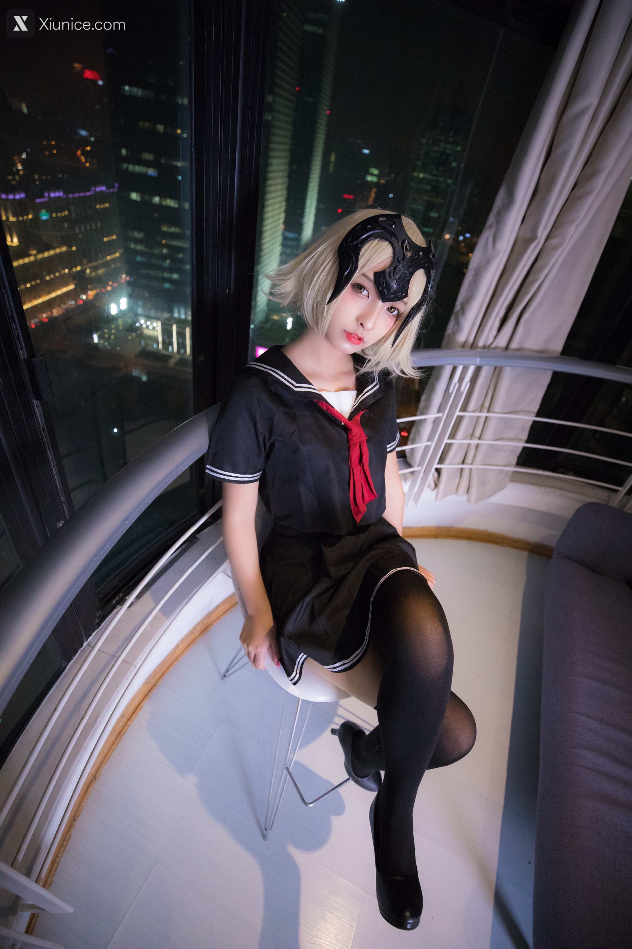 Coser@神楽坂真冬 Vol.013 放课后领域 学园黑贞 第77张
