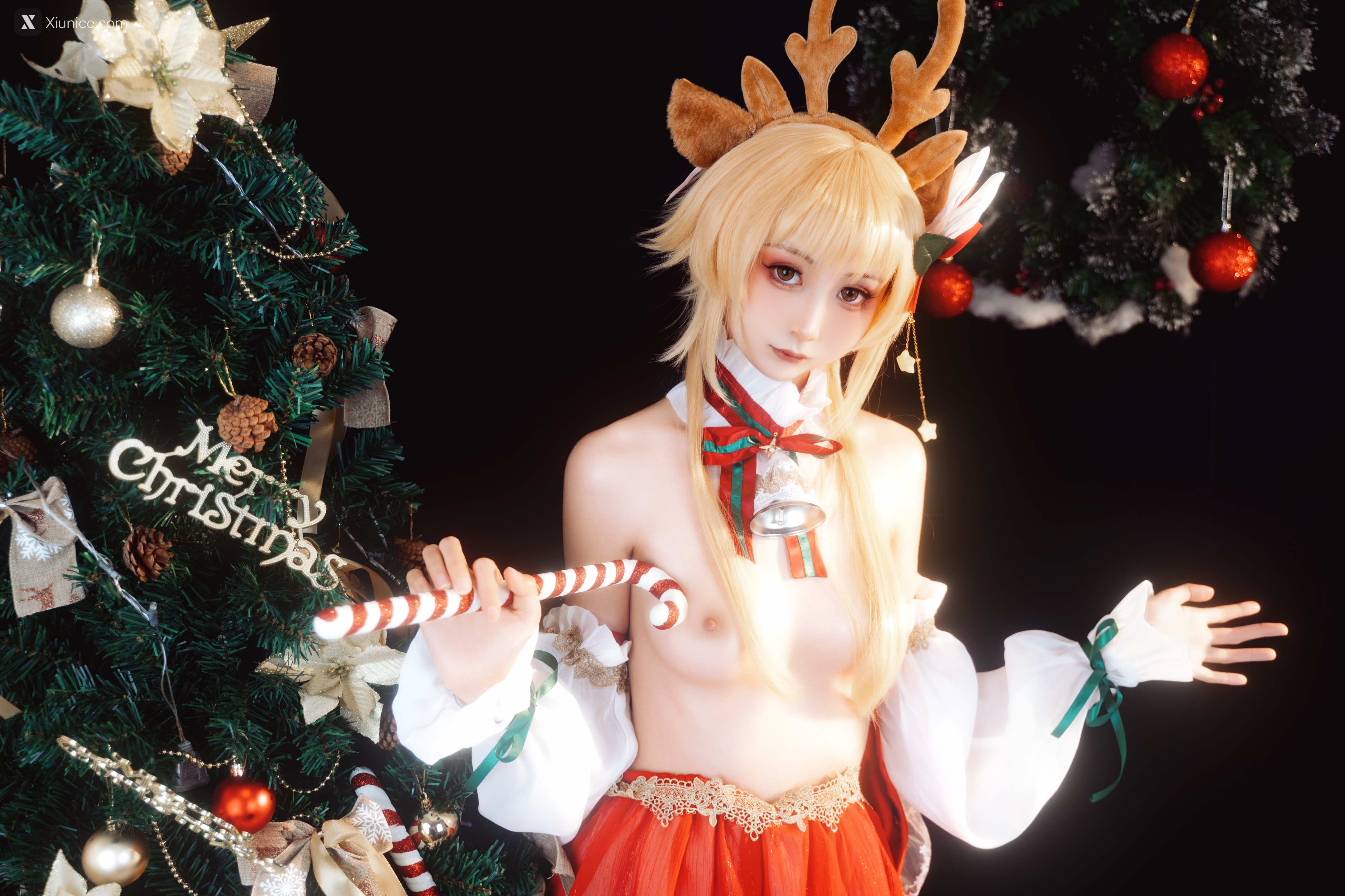 Coser@爆机少女喵小吉 (Nekokoyoshi) & 金鱼kinngyo – 圣诞特辑 第19张
