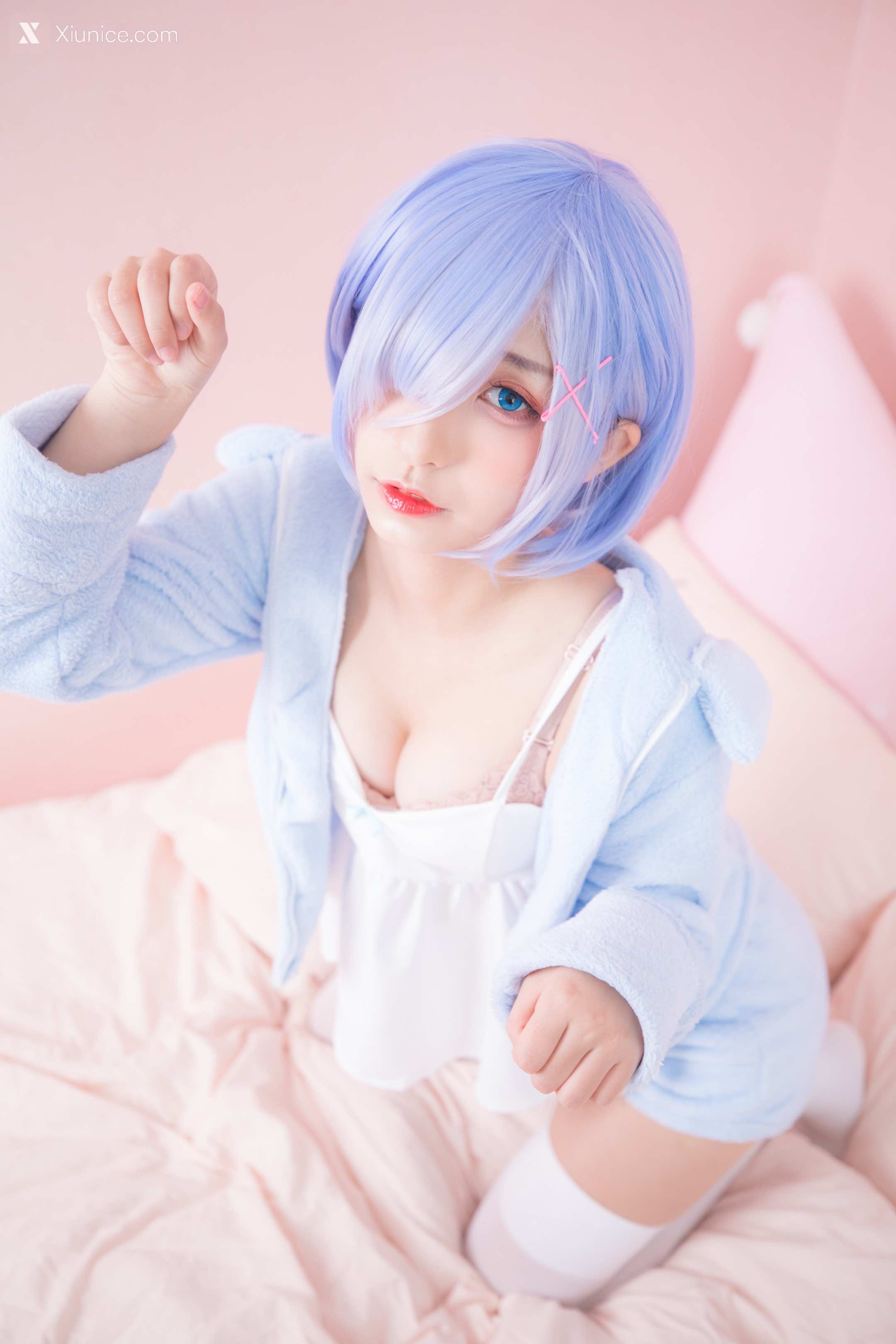 Coser@神楽坂真冬 Vol.005 蕾姆 Milk by blue 第11张