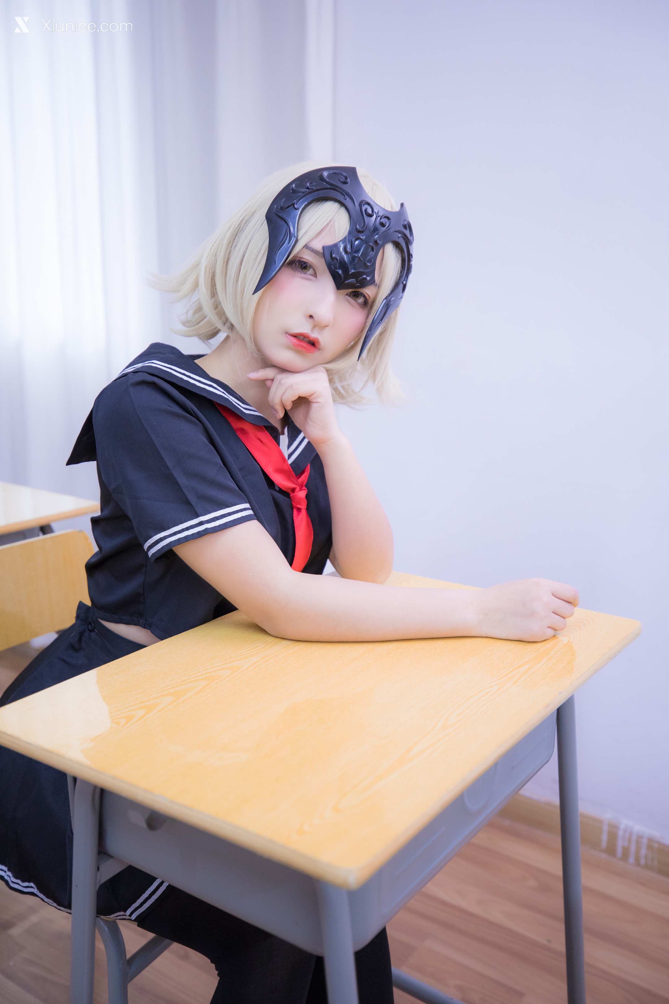 Coser@神楽坂真冬 Vol.013 放课后领域 学园黑贞 第133张