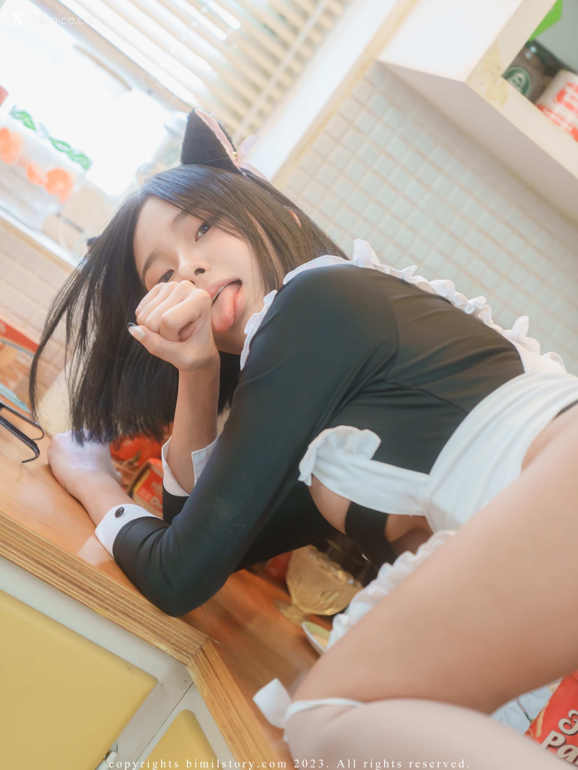 Bimilstory Mina (민아) Vol.25 – Black Cat Mina 第38张