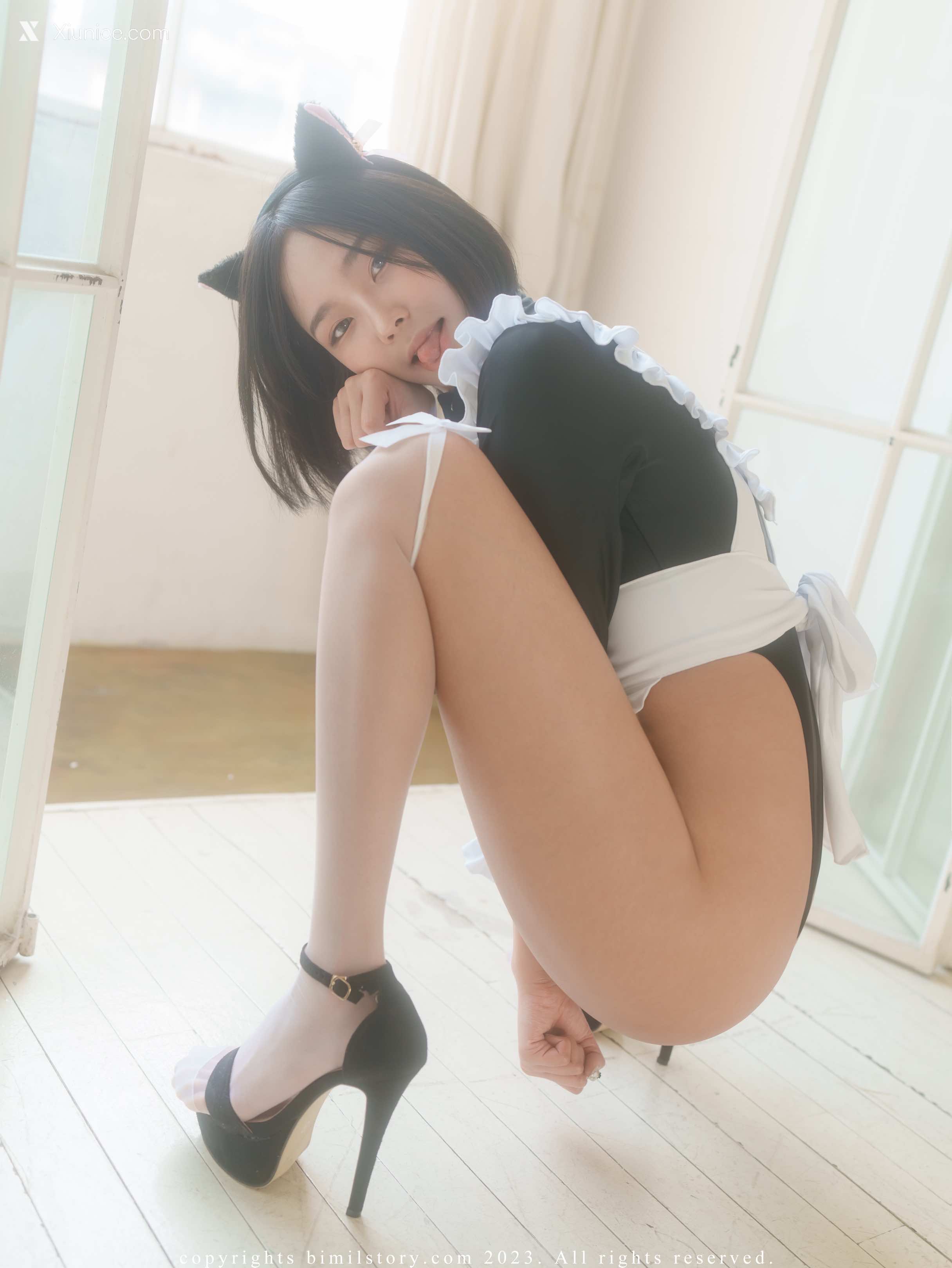 Bimilstory Mina (민아) Vol.25 – Black Cat Mina 第16张