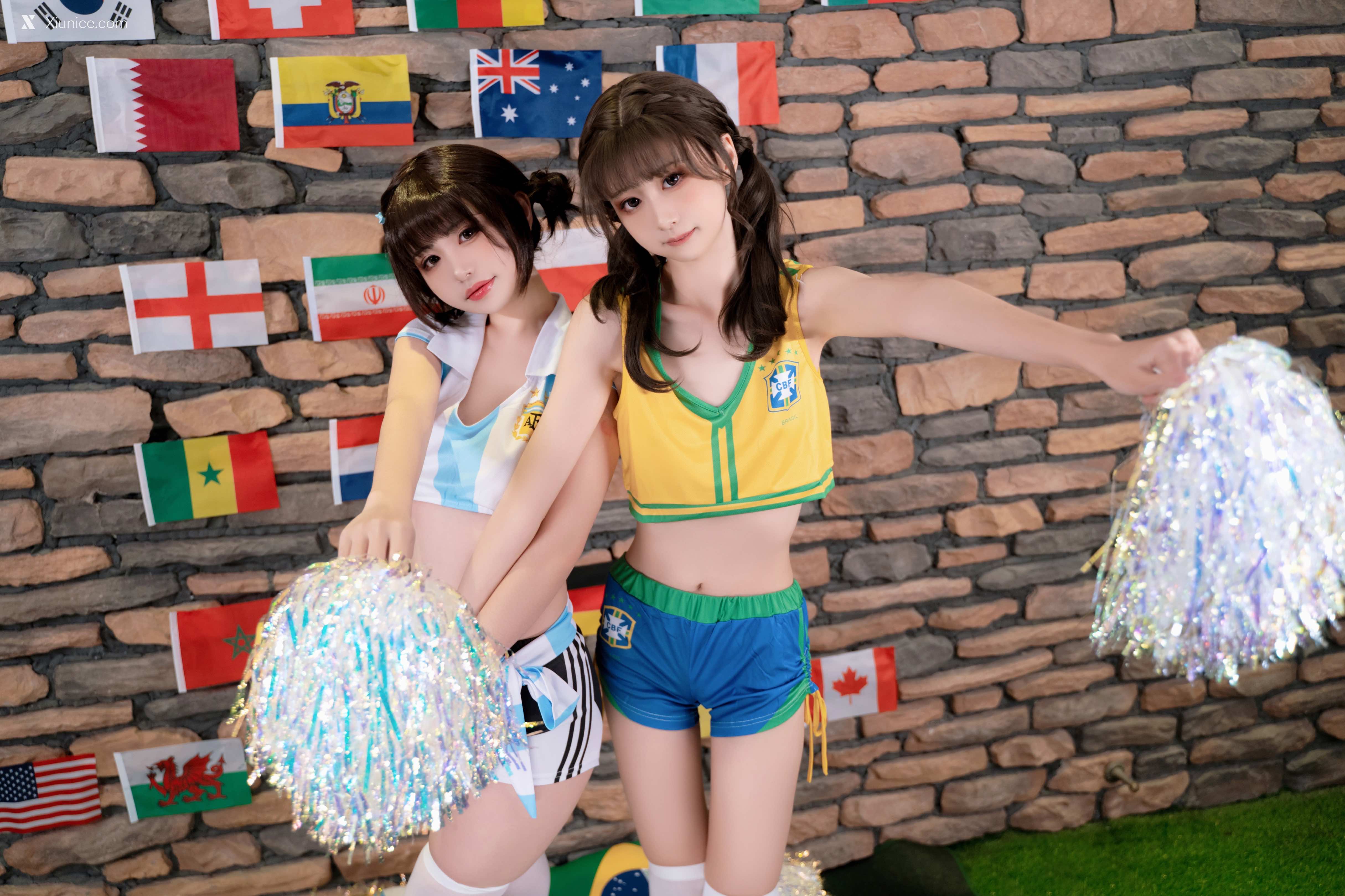 Coser@爆机少女喵小吉 (Nekokoyoshi) & 金鱼kinngyo – 足球宝贝 第15张