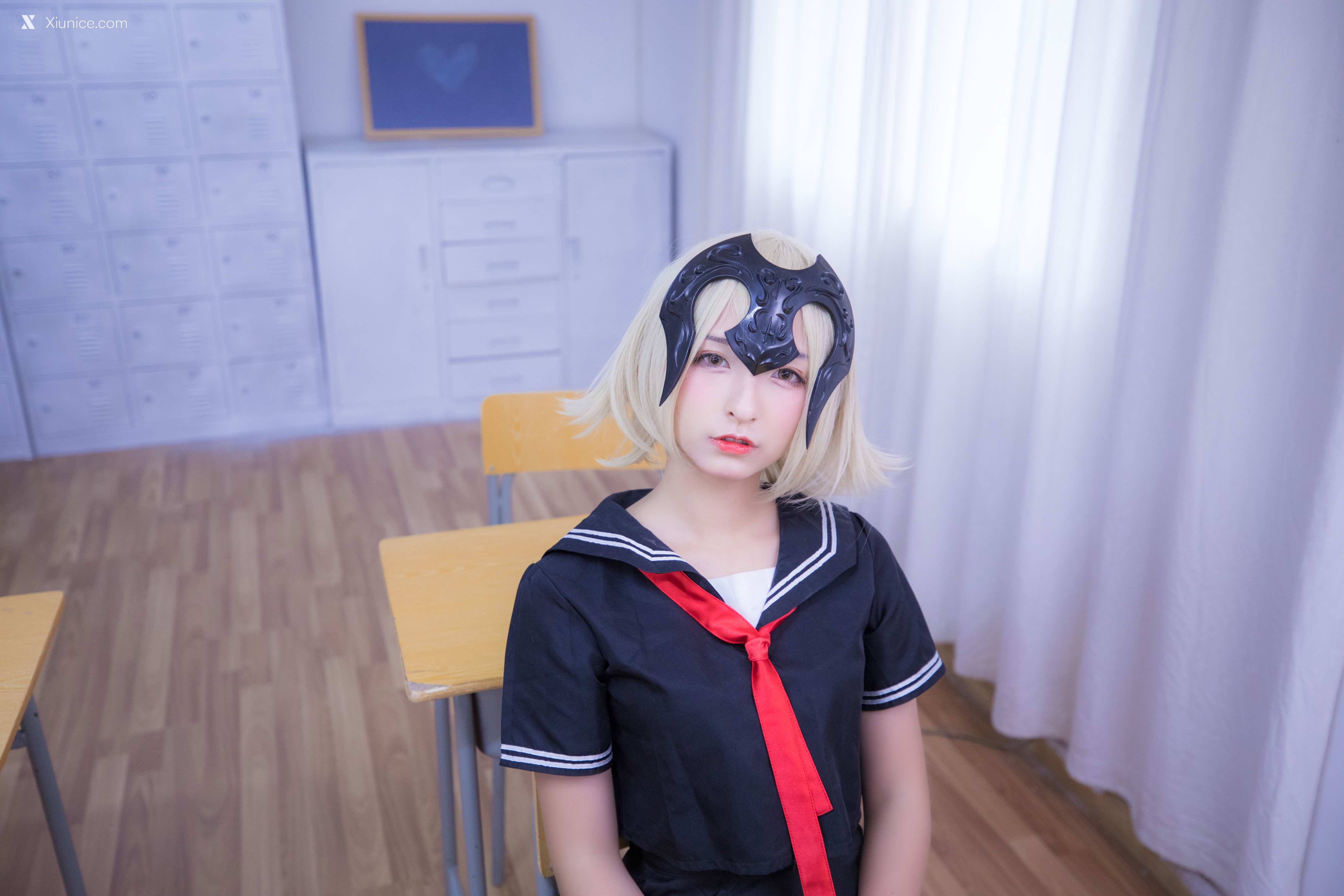 Coser@神楽坂真冬 Vol.013 放课后领域 学园黑贞 第137张