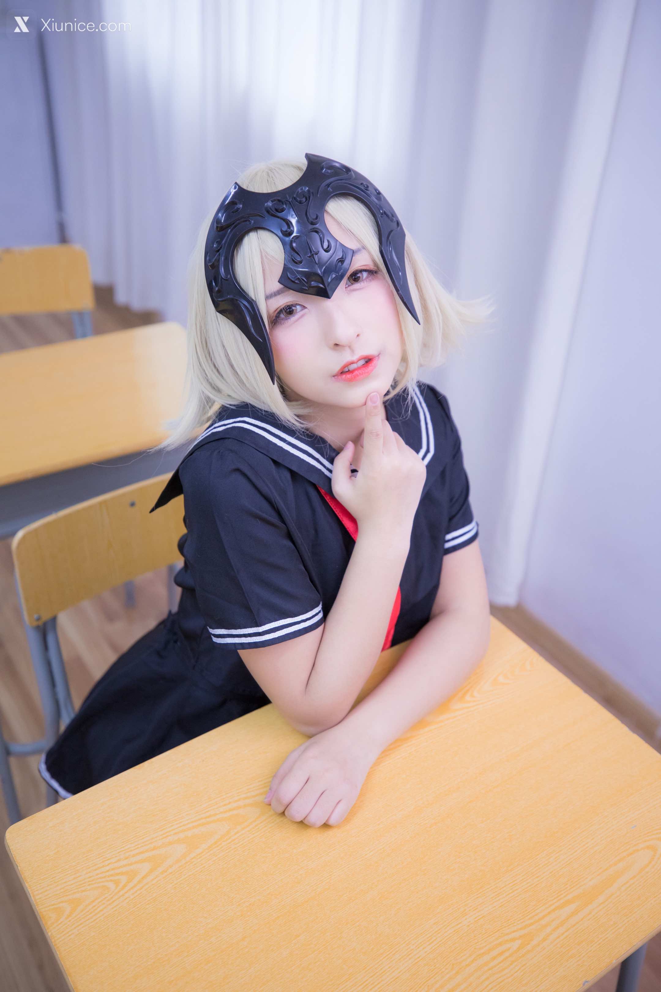 Coser@神楽坂真冬 Vol.013 放课后领域 学园黑贞 第132张