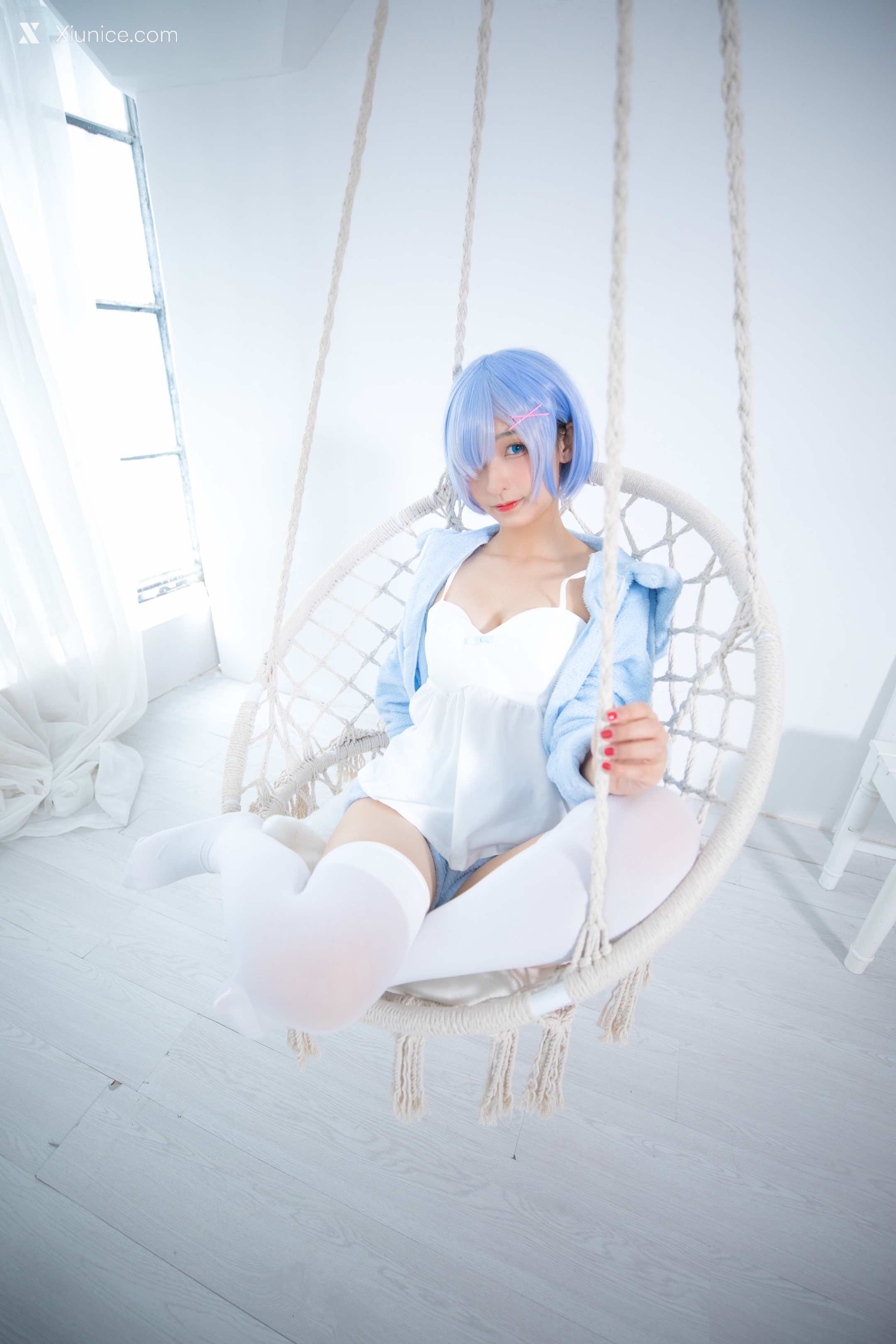 Coser@神楽坂真冬 Vol.005 蕾姆 Milk by blue 第98张