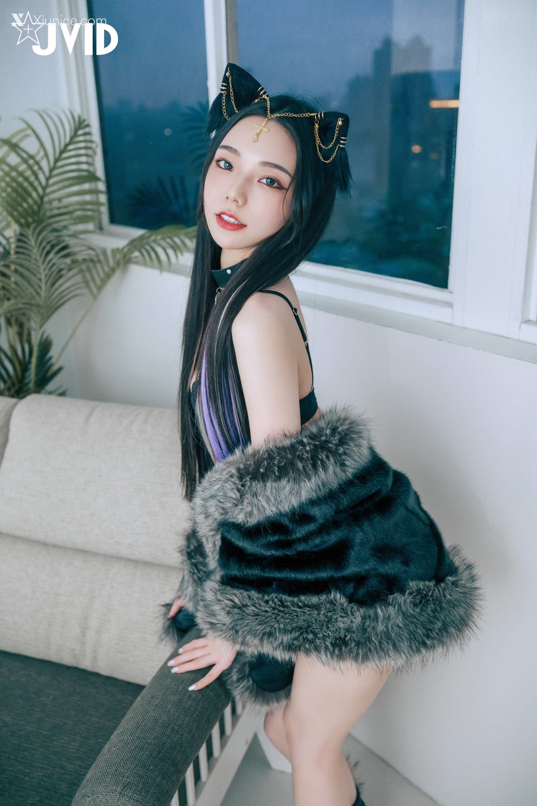 JVID – 啾啾 – 牛奶成功收編冶豔的黑貓娘 第90张