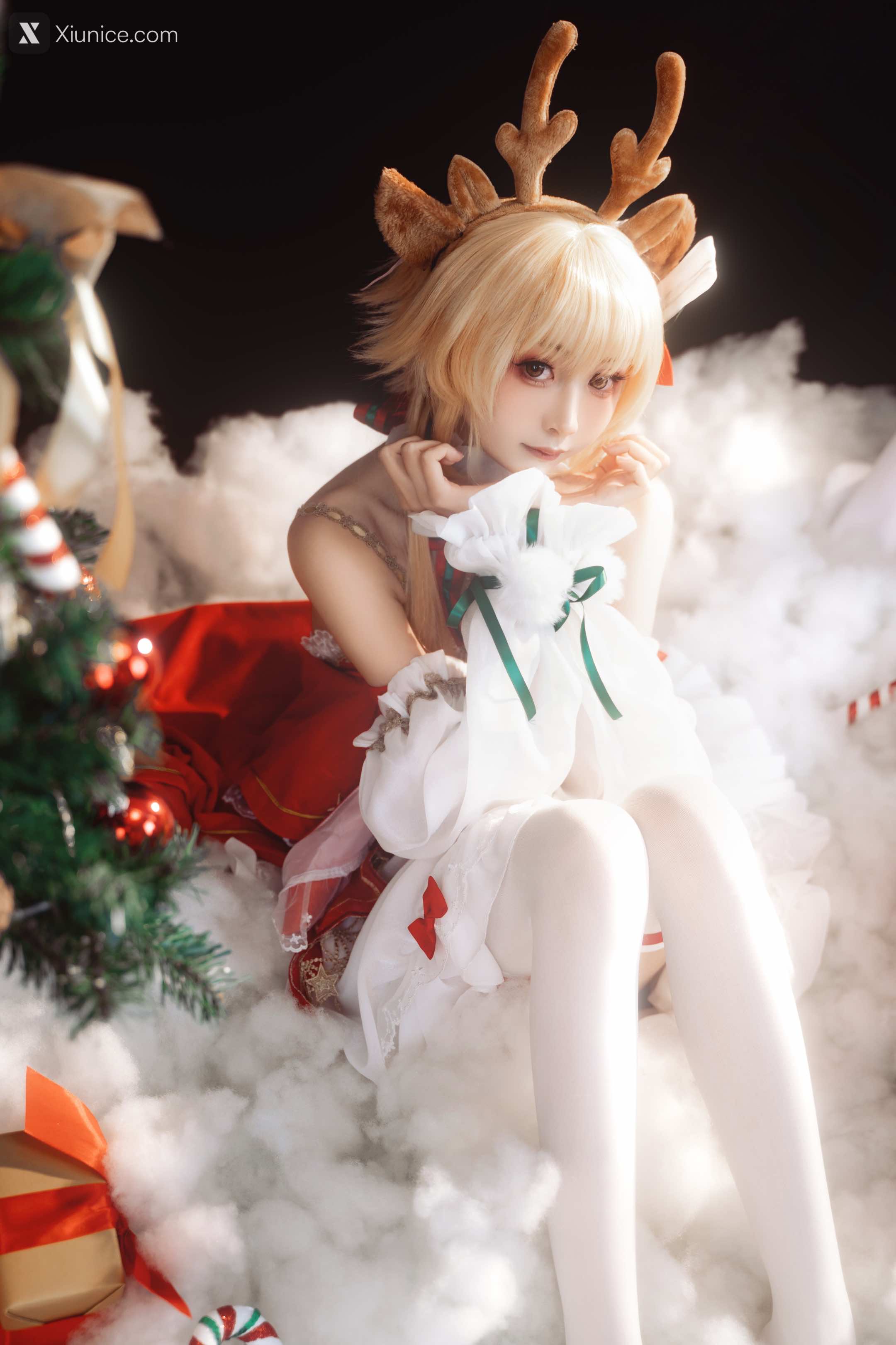 Coser@爆机少女喵小吉 (Nekokoyoshi) & 金鱼kinngyo – 圣诞特辑 第45张
