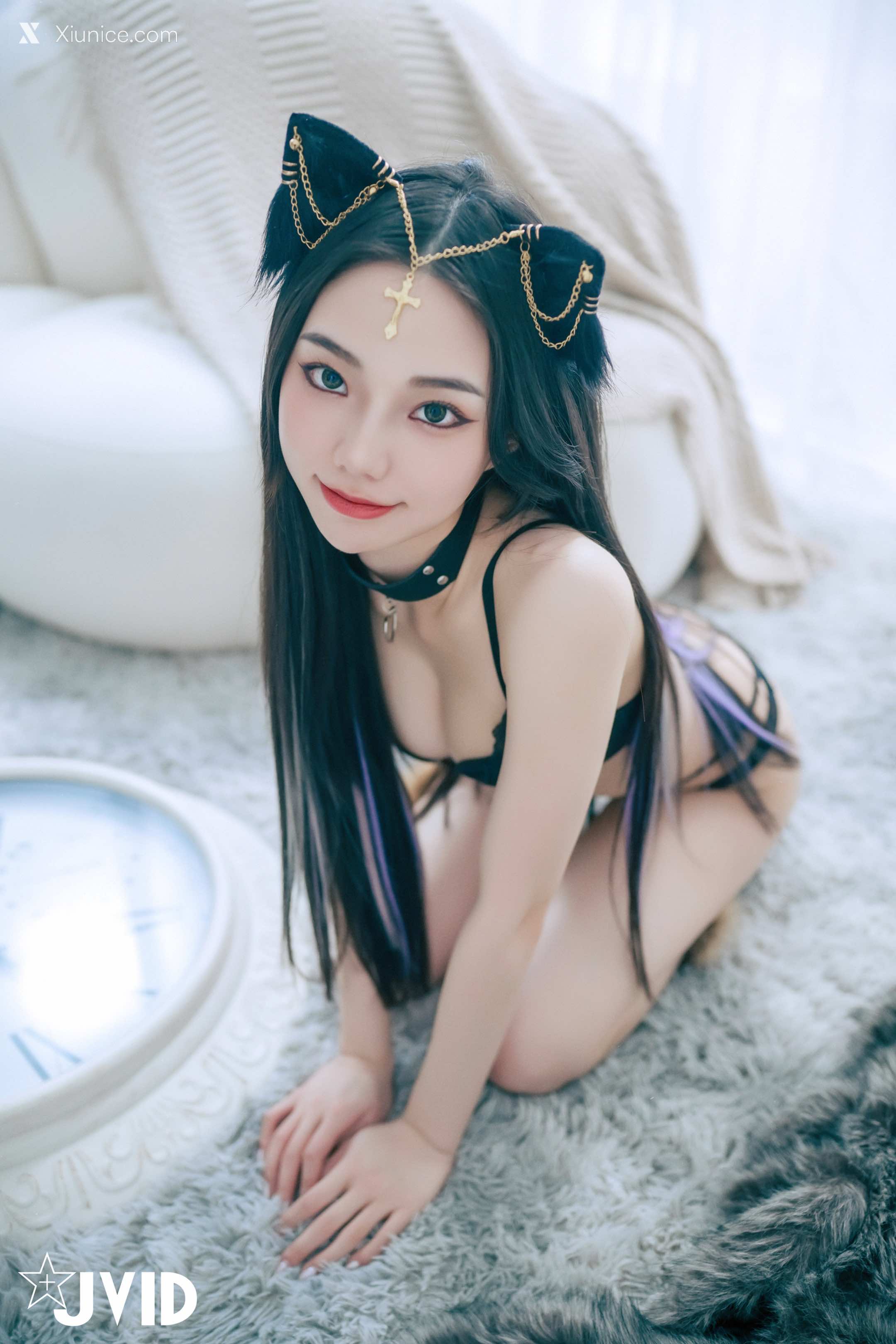 JVID – 啾啾 – 牛奶成功收編冶豔的黑貓娘 第191张