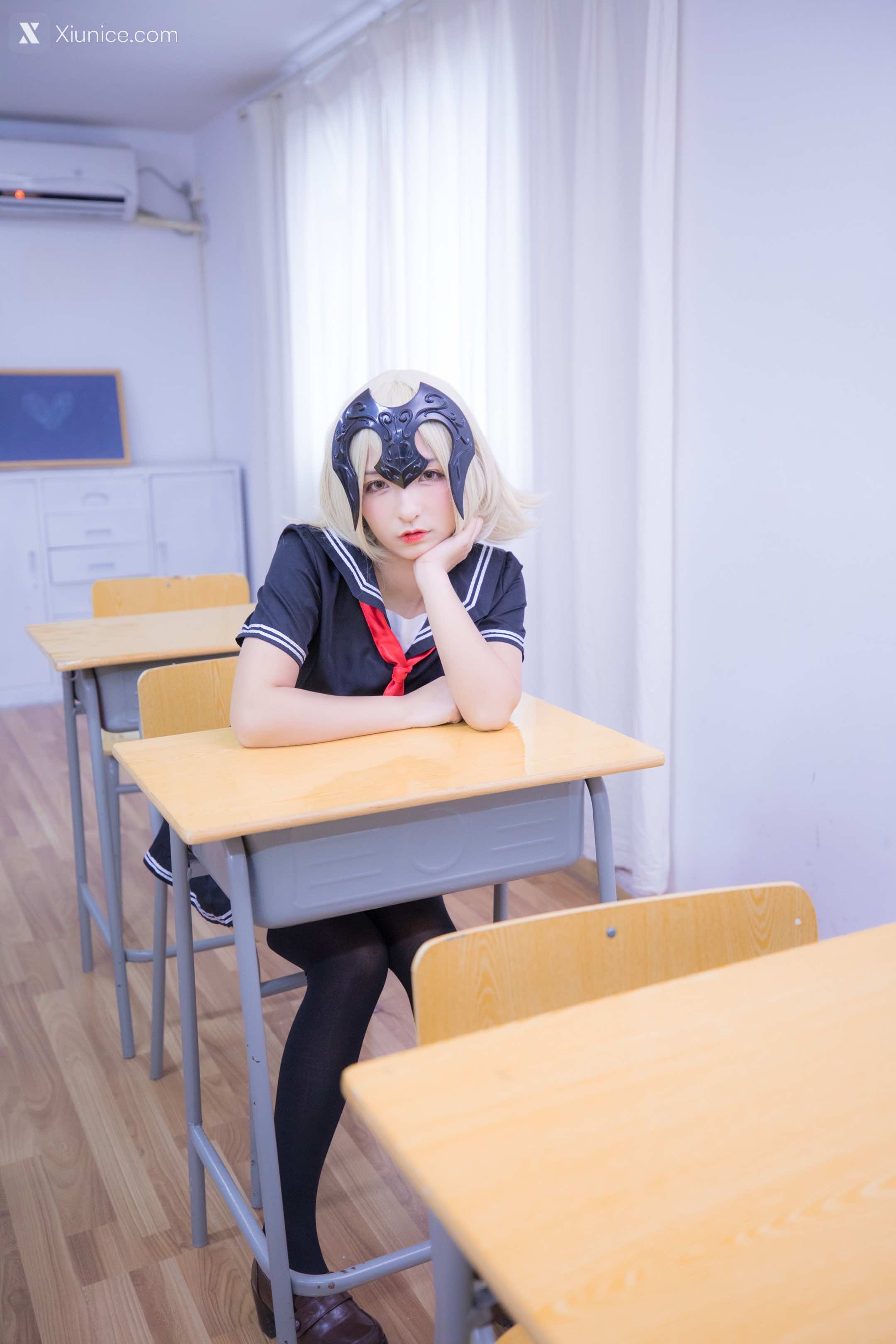 Coser@神楽坂真冬 Vol.013 放课后领域 学园黑贞 第139张