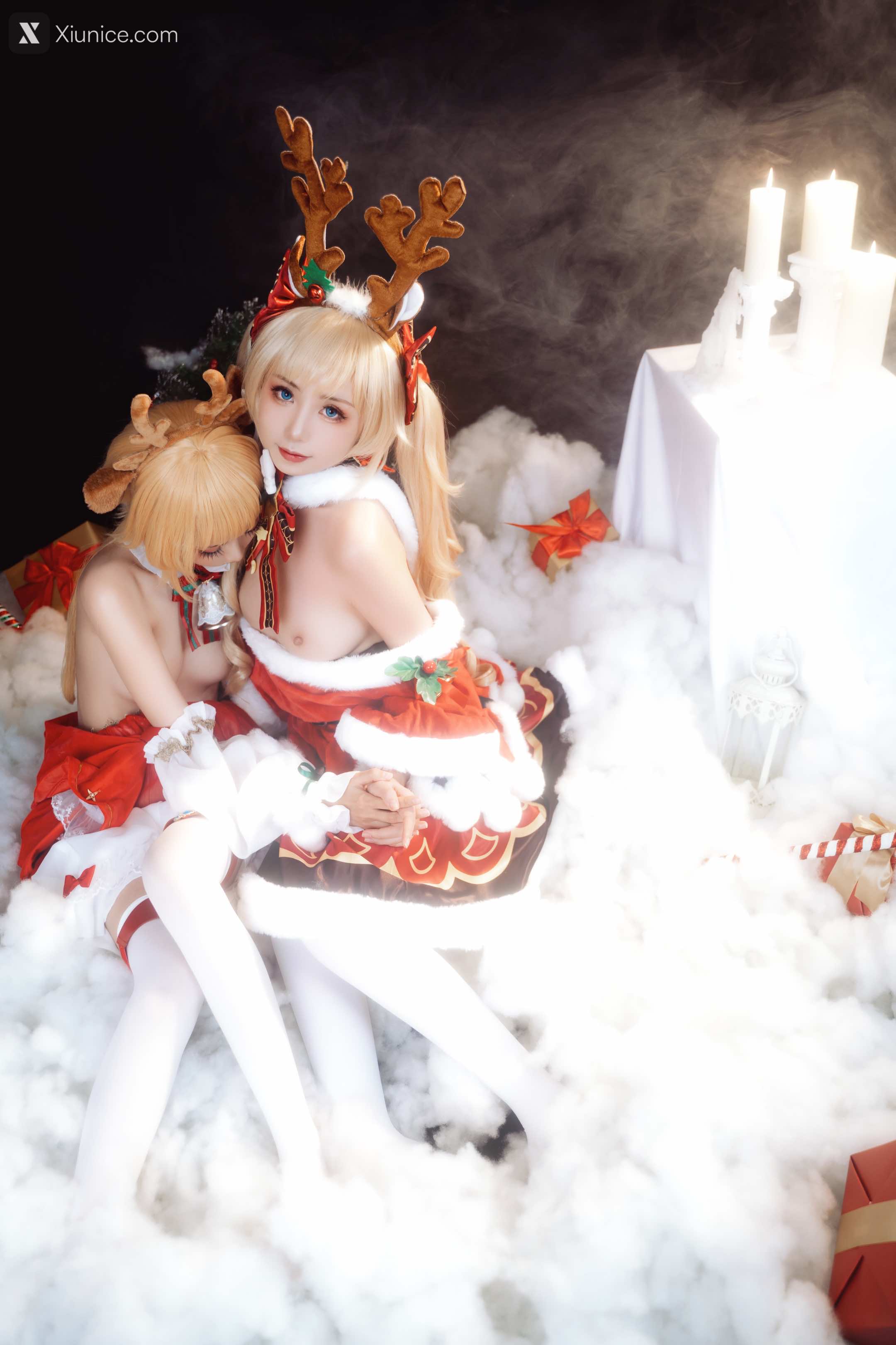 Coser@爆机少女喵小吉 (Nekokoyoshi) & 金鱼kinngyo – 圣诞特辑 第47张