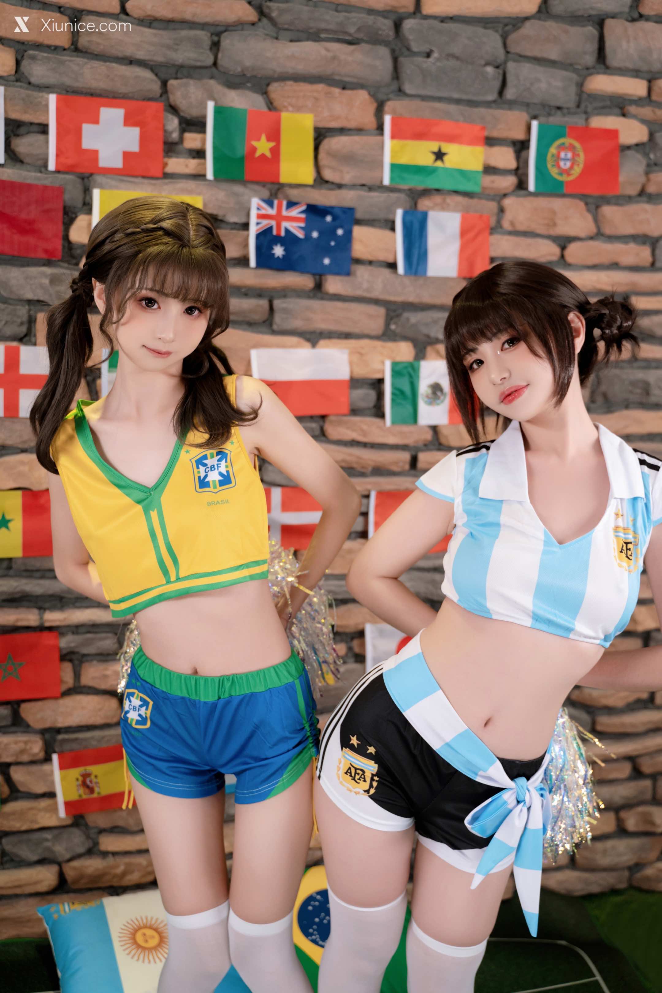 Coser@爆机少女喵小吉 (Nekokoyoshi) & 金鱼kinngyo – 足球宝贝 第17张