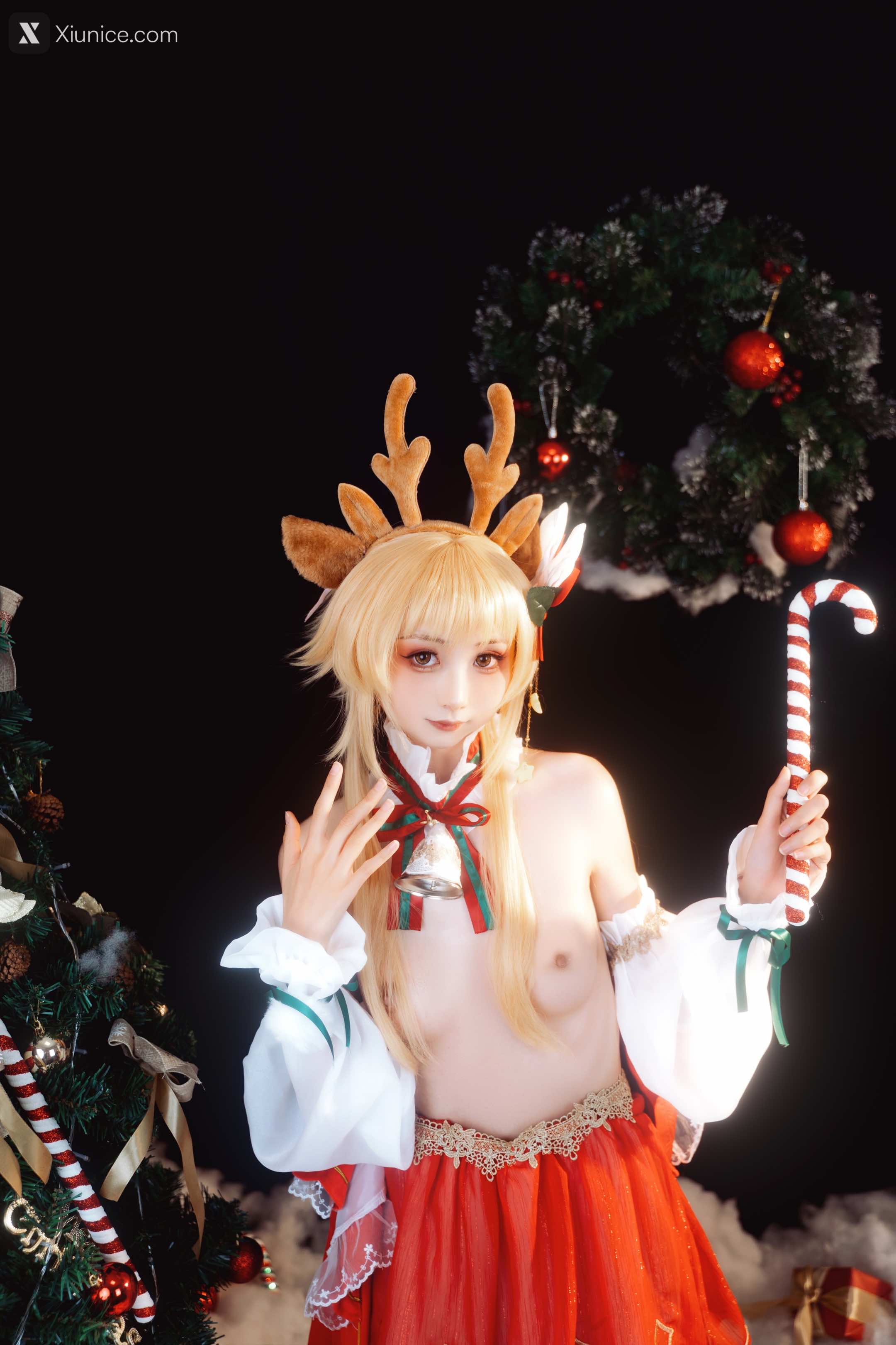 Coser@爆机少女喵小吉 (Nekokoyoshi) & 金鱼kinngyo – 圣诞特辑 第18张