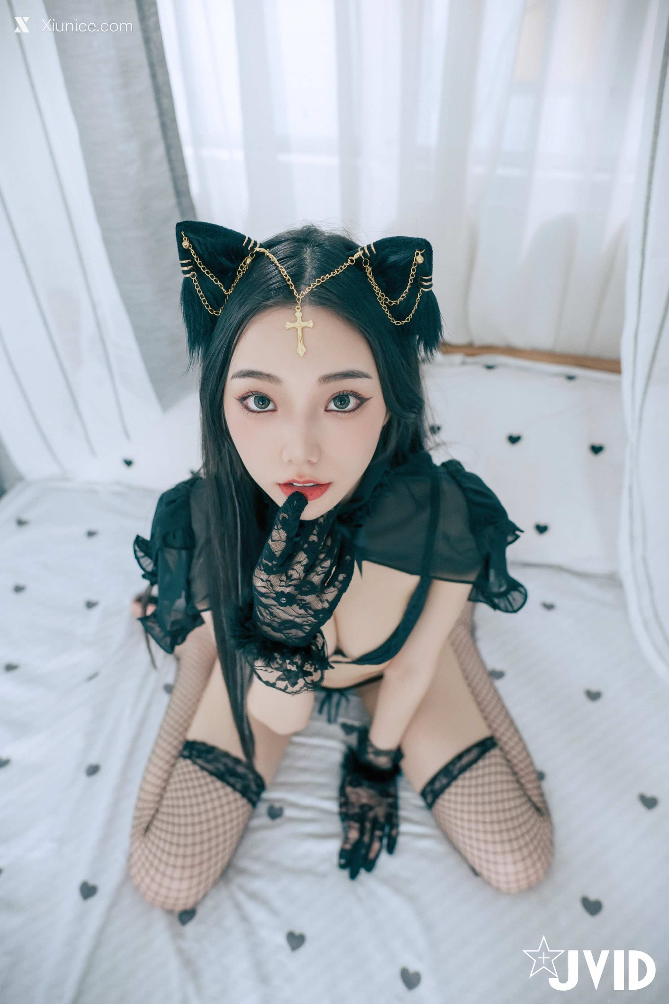 JVID – 啾啾 – 牛奶成功收編冶豔的黑貓娘 第118张