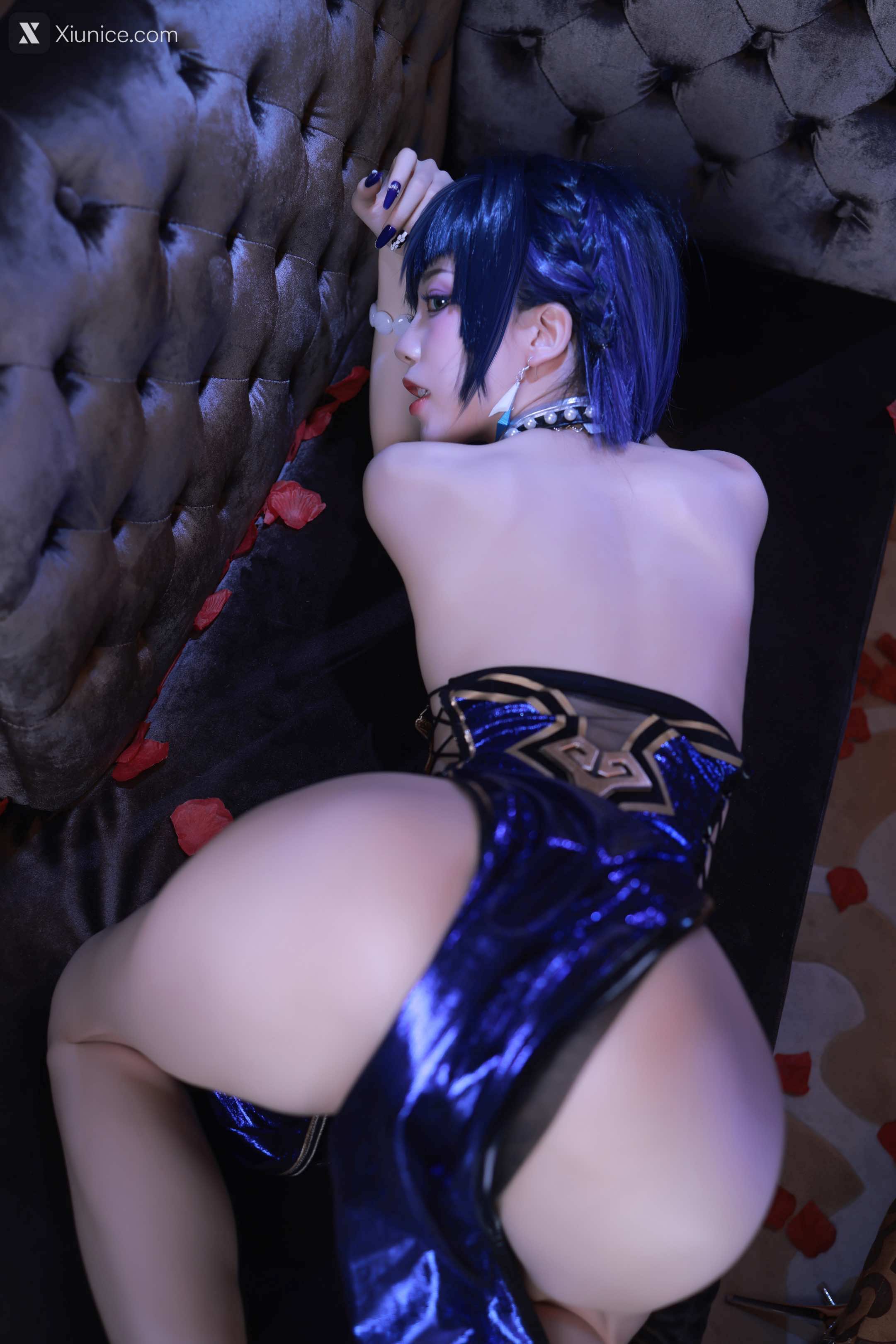 Coser@水淼Aqua – 夜阑同人礼服+自拍 第8张