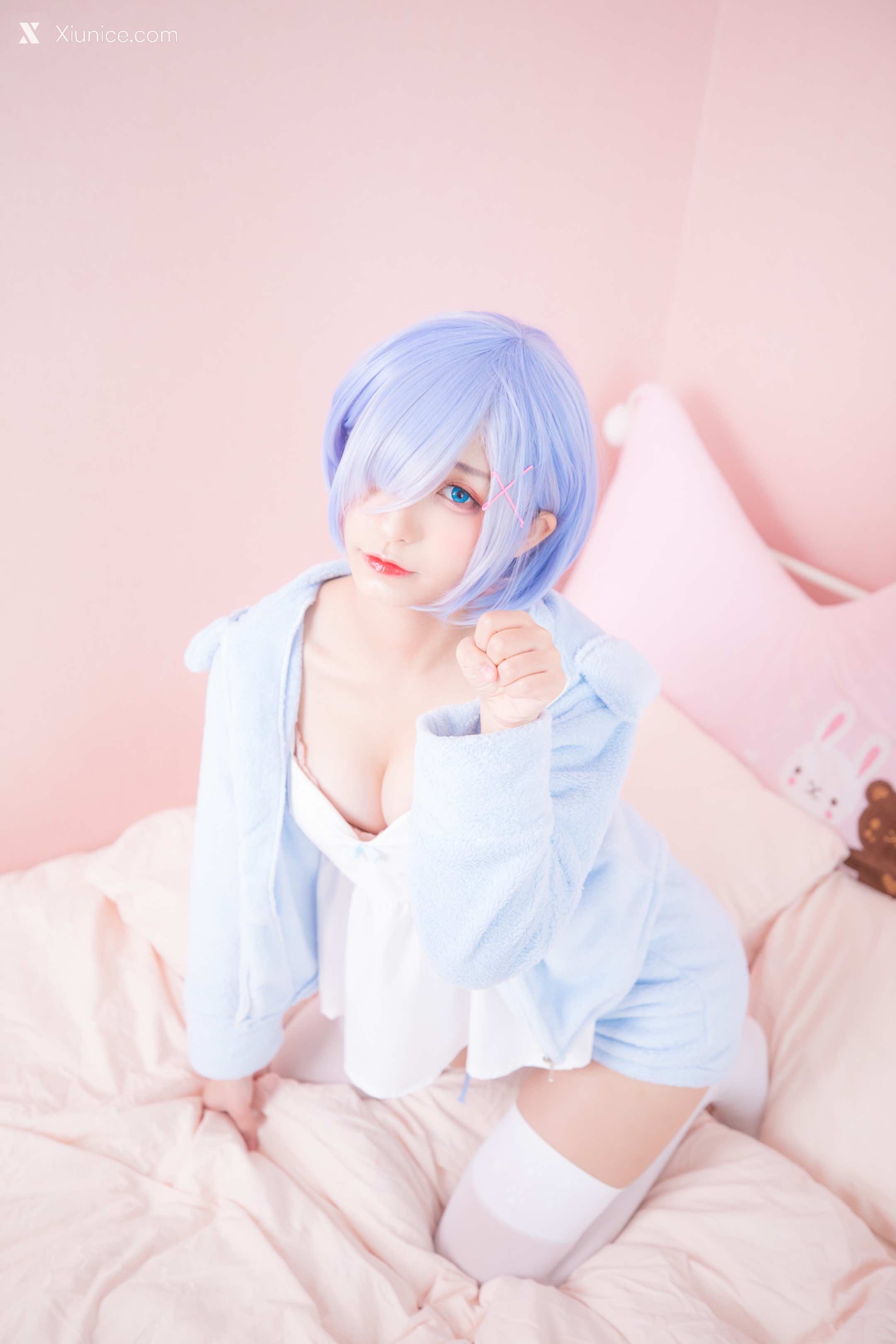 Coser@神楽坂真冬 Vol.005 蕾姆 Milk by blue 第150张