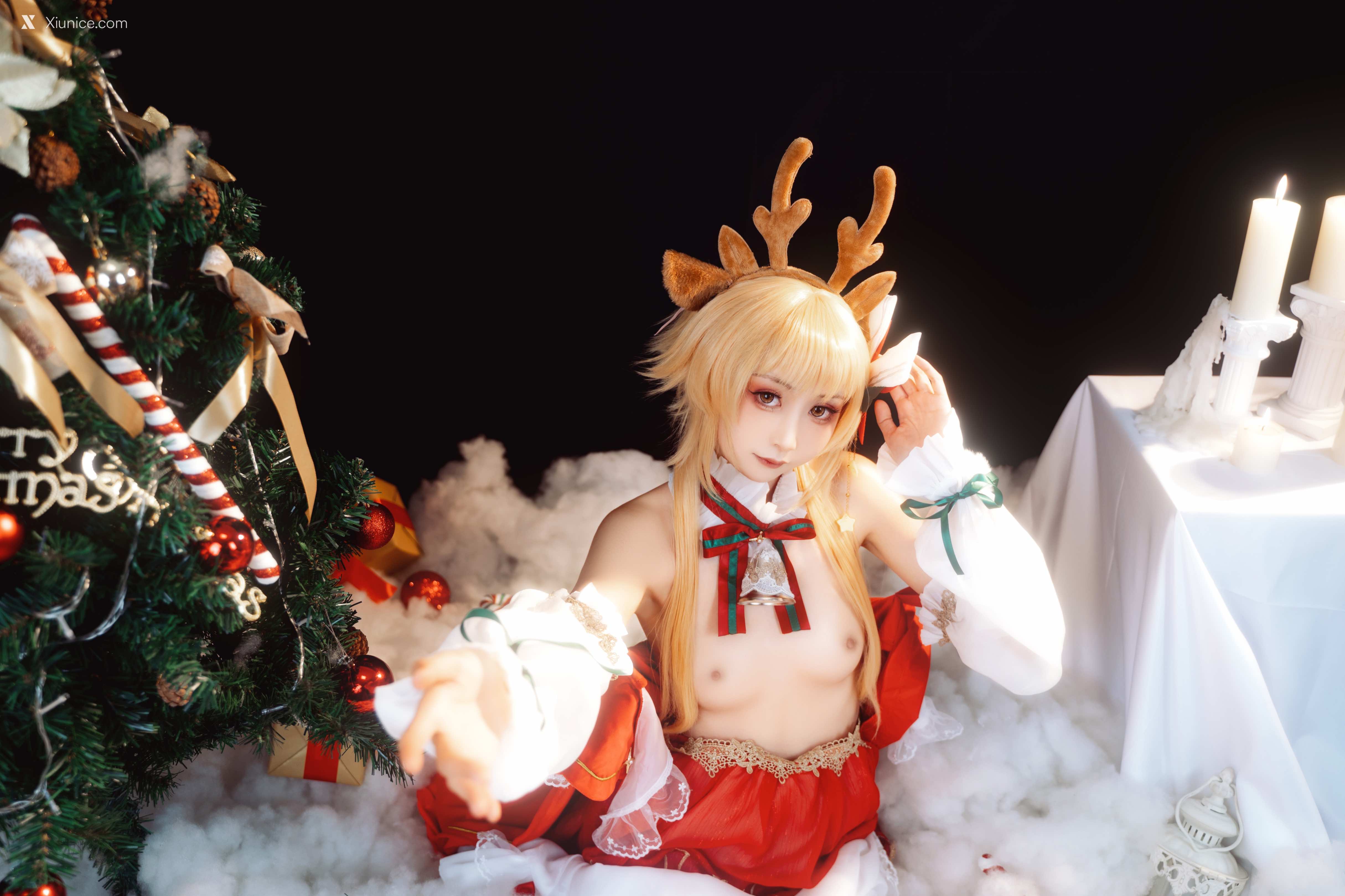 Coser@爆机少女喵小吉 (Nekokoyoshi) & 金鱼kinngyo – 圣诞特辑 第25张