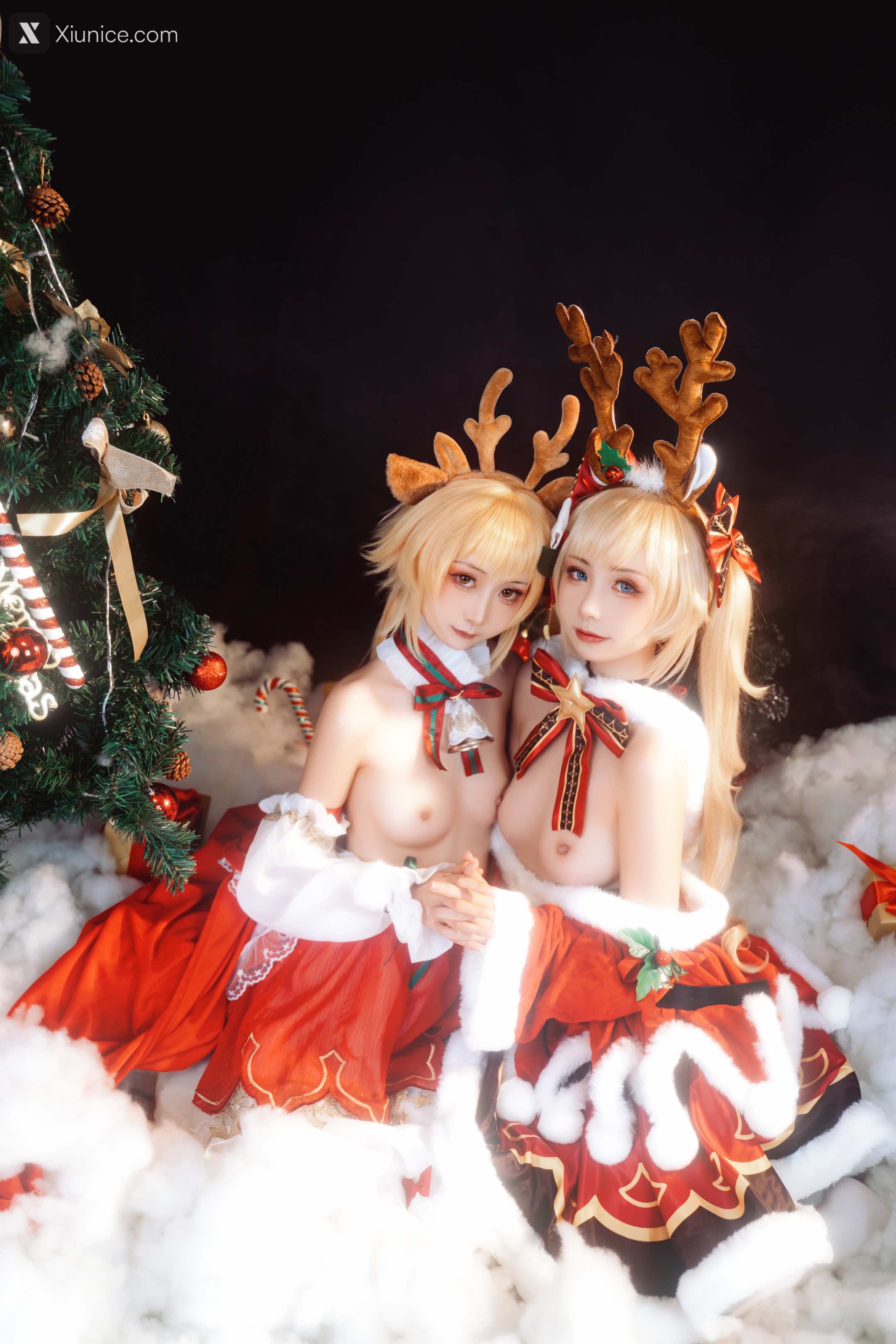 Coser@爆机少女喵小吉 (Nekokoyoshi) & 金鱼kinngyo – 圣诞特辑 第43张