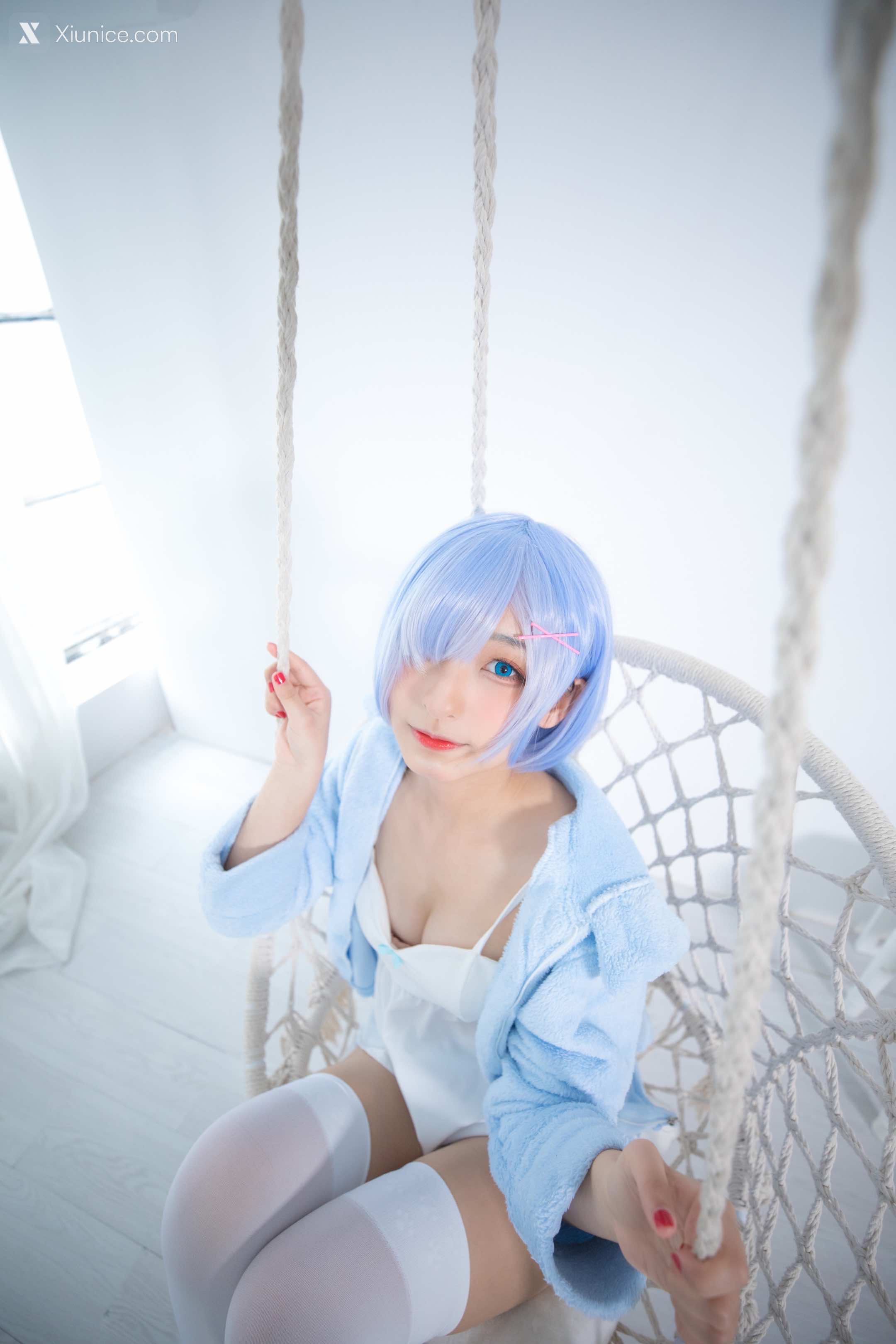 Coser@神楽坂真冬 Vol.005 蕾姆 Milk by blue 第99张