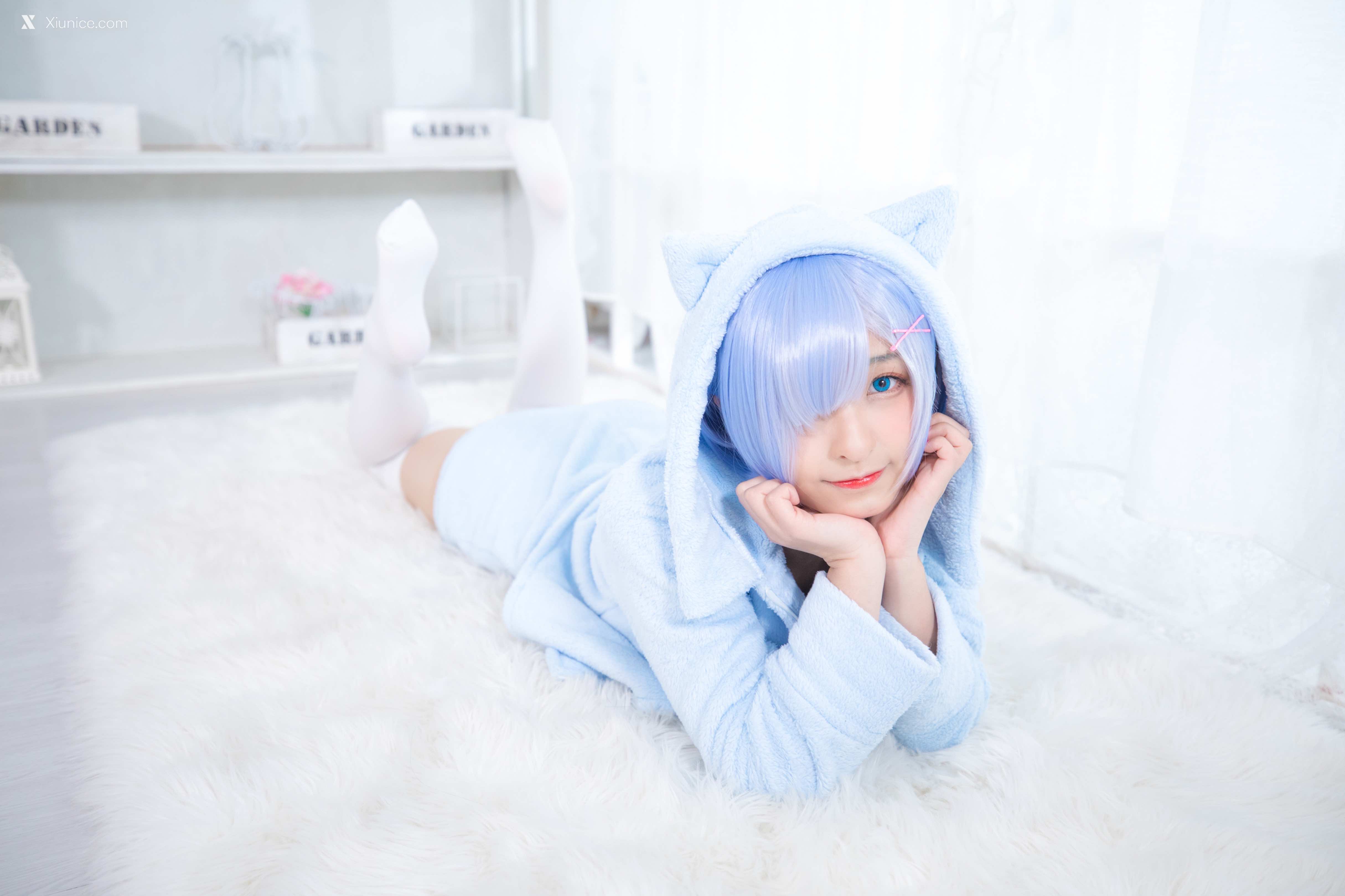 Coser@神楽坂真冬 Vol.005 蕾姆 Milk by blue 第109张