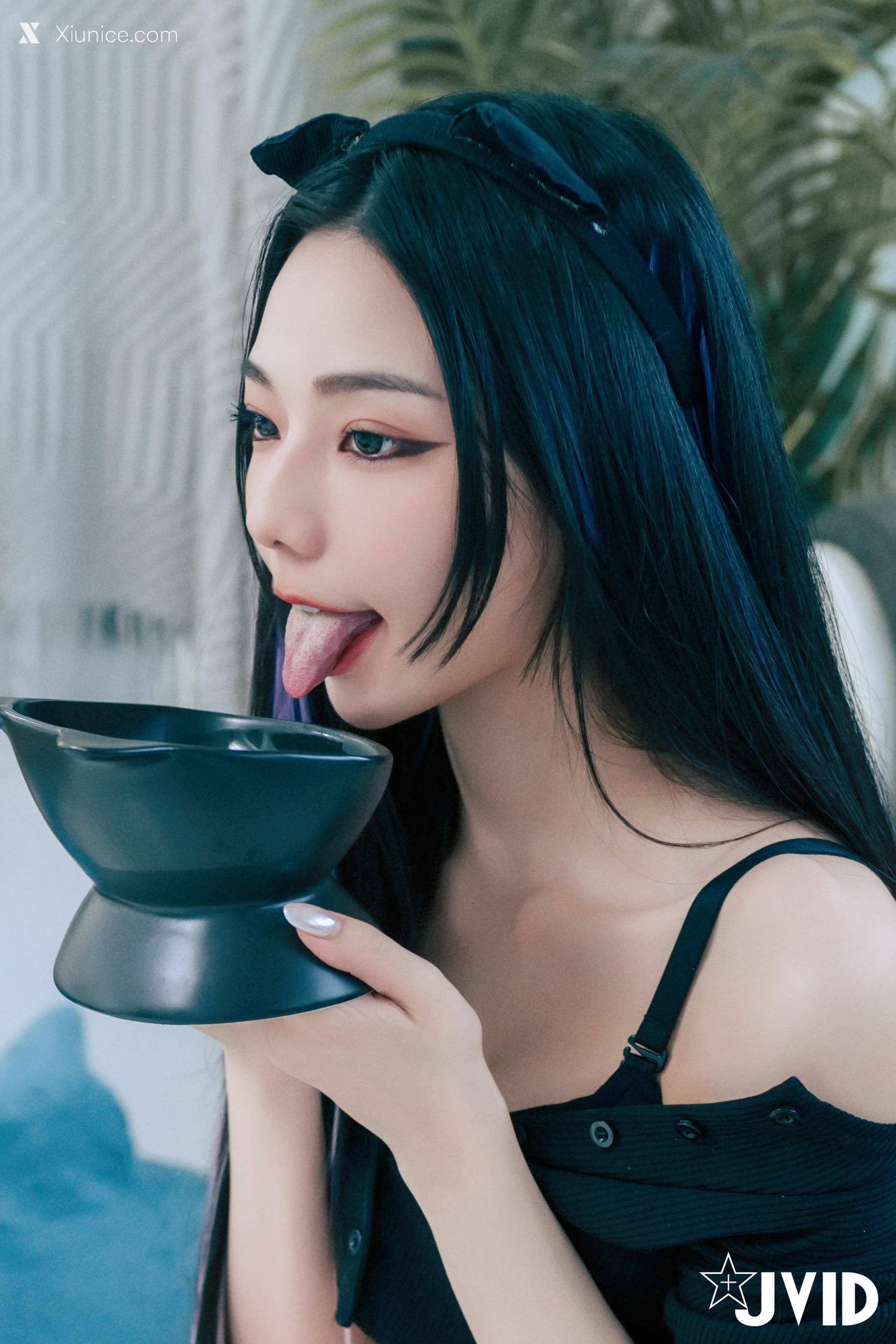 JVID – 啾啾 – 牛奶成功收編冶豔的黑貓娘 第147张