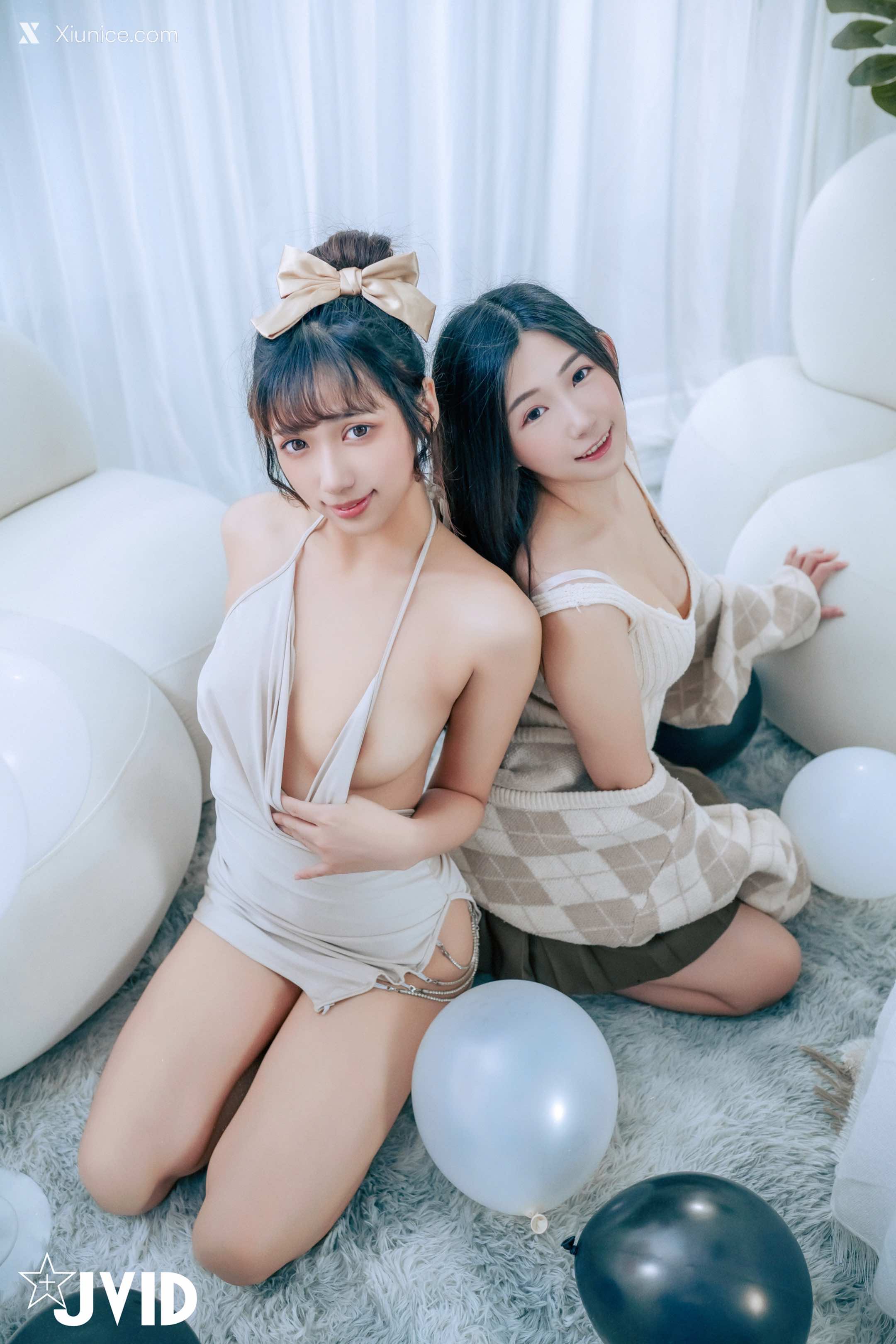 JVID – 井野奈 & 肉包 X 色慾融合の閨蜜慶生派對 第31张