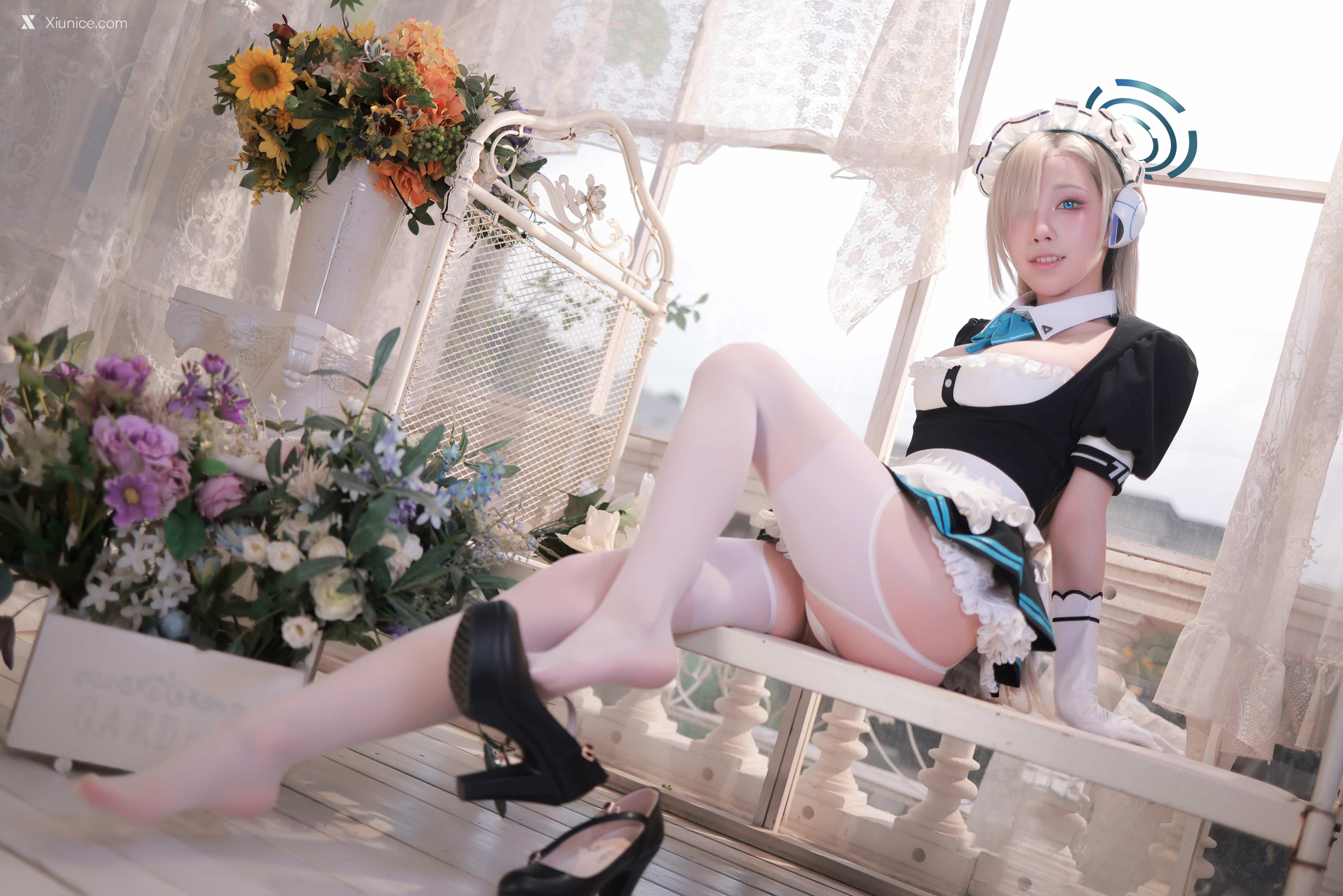 Coser@水淼Aqua – 碧蓝档案 – 一之濑明日奈女仆 第100张