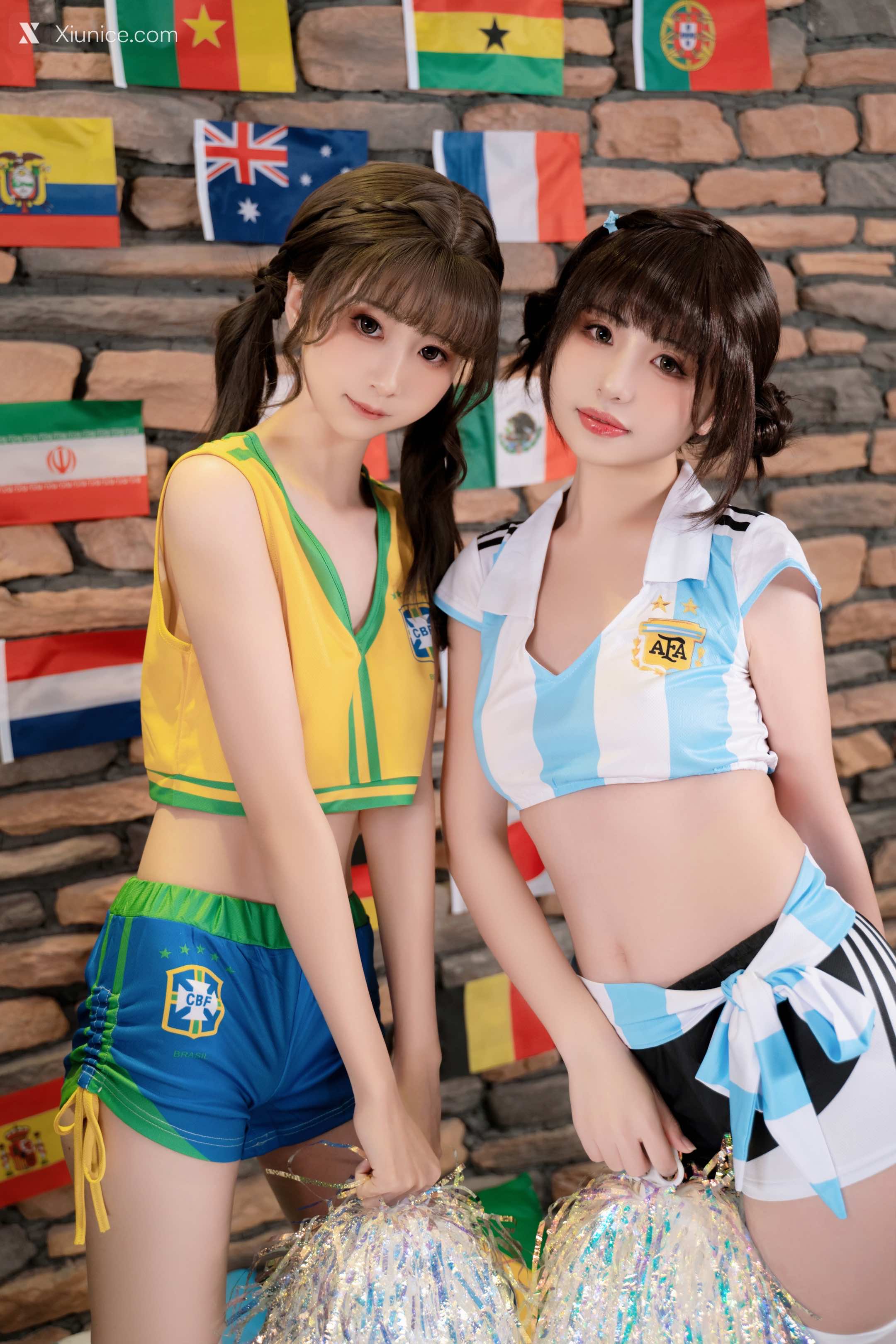 Coser@爆机少女喵小吉 (Nekokoyoshi) & 金鱼kinngyo – 足球宝贝 第16张